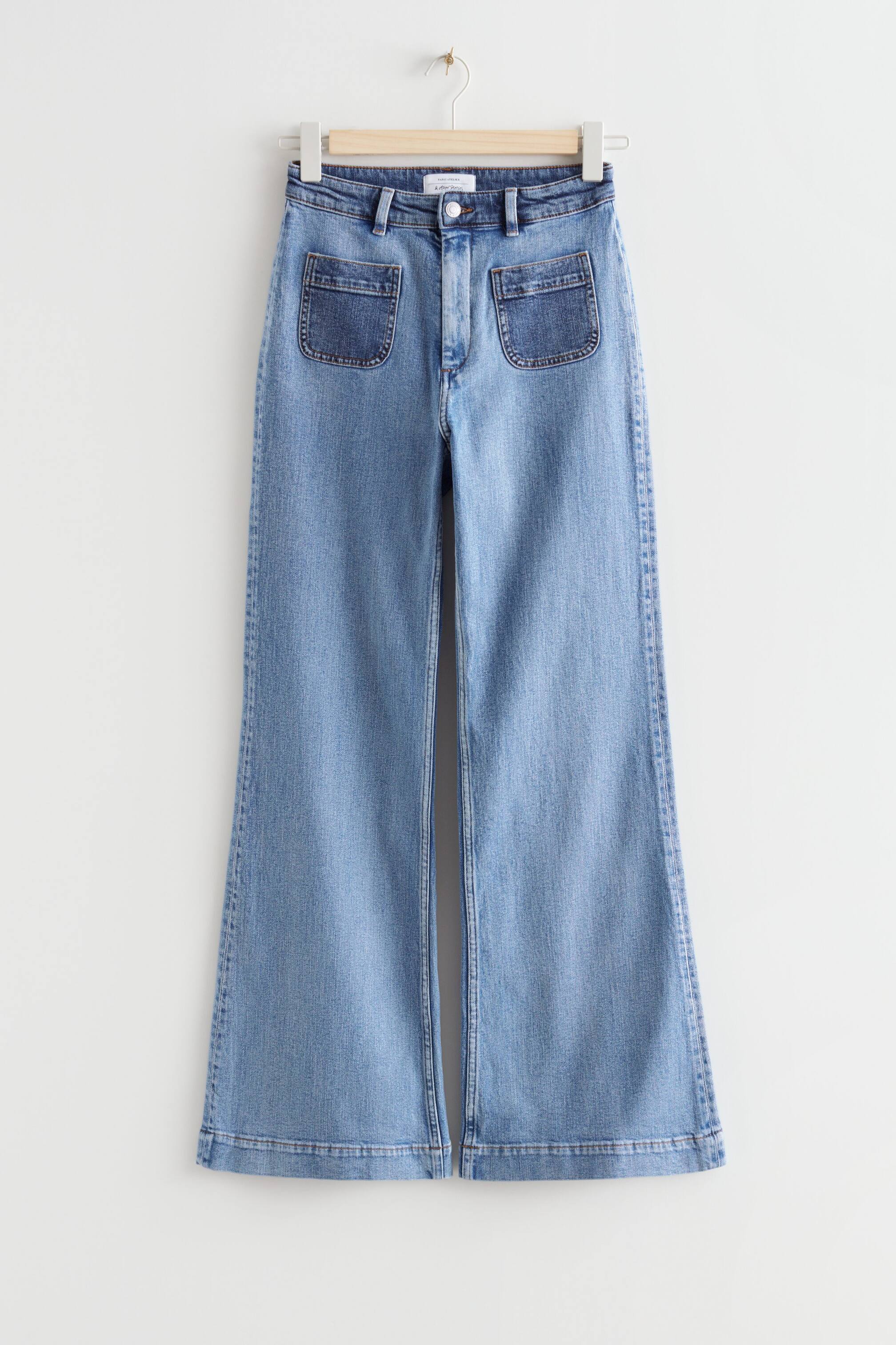 Zobacz większy obraz: Rozszerzane jeansy - Ice Blue - ONA | H&M PL 1