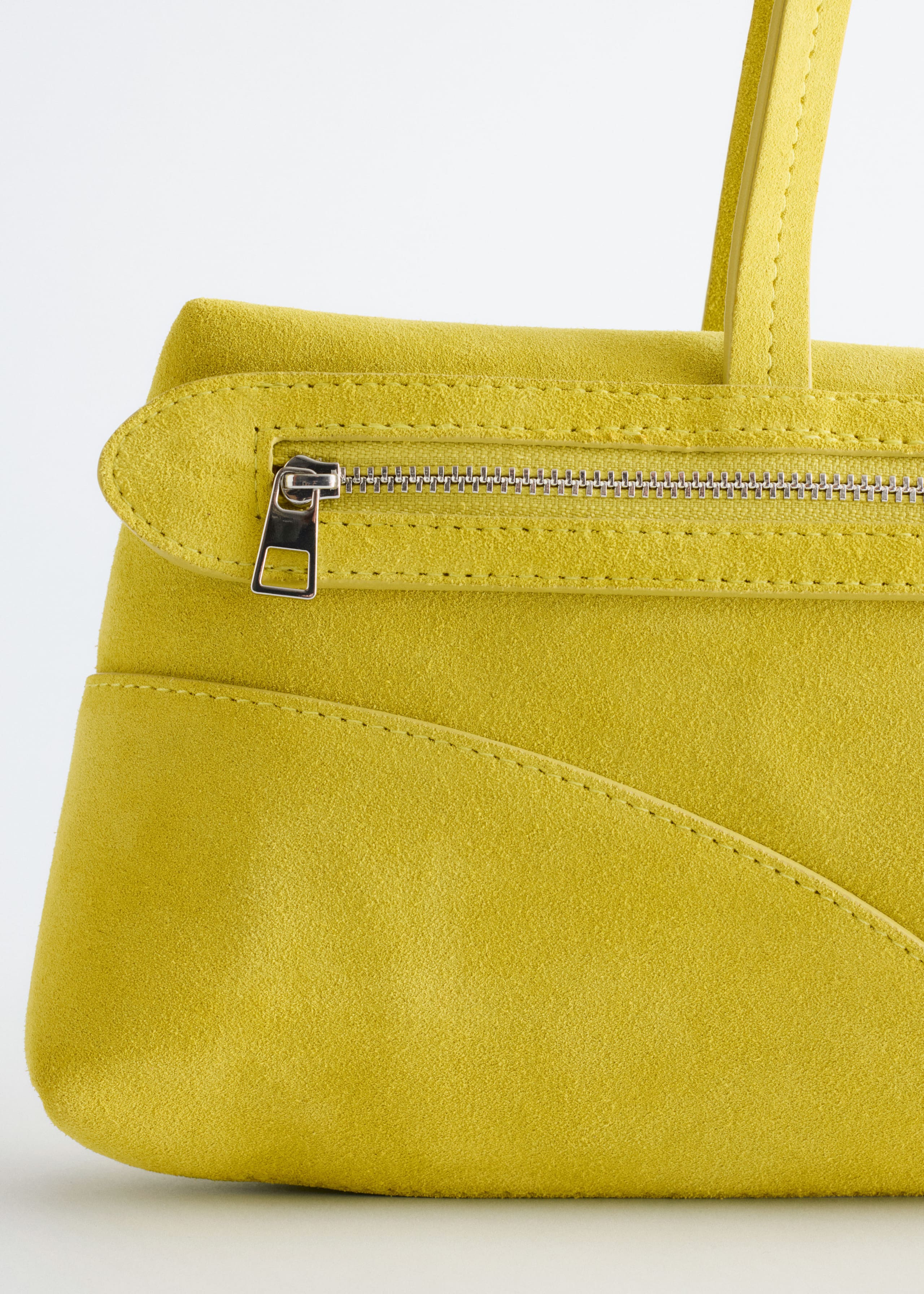 Image of Slim Leather Shoulder Bag