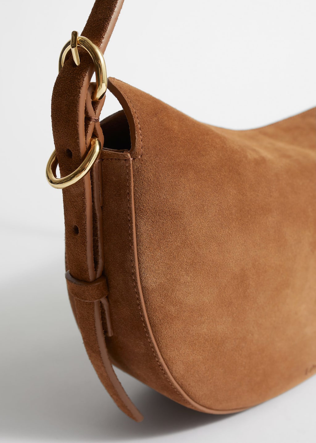 Suede Shoulder Bag - {{variantName}} - Descriptive Detail