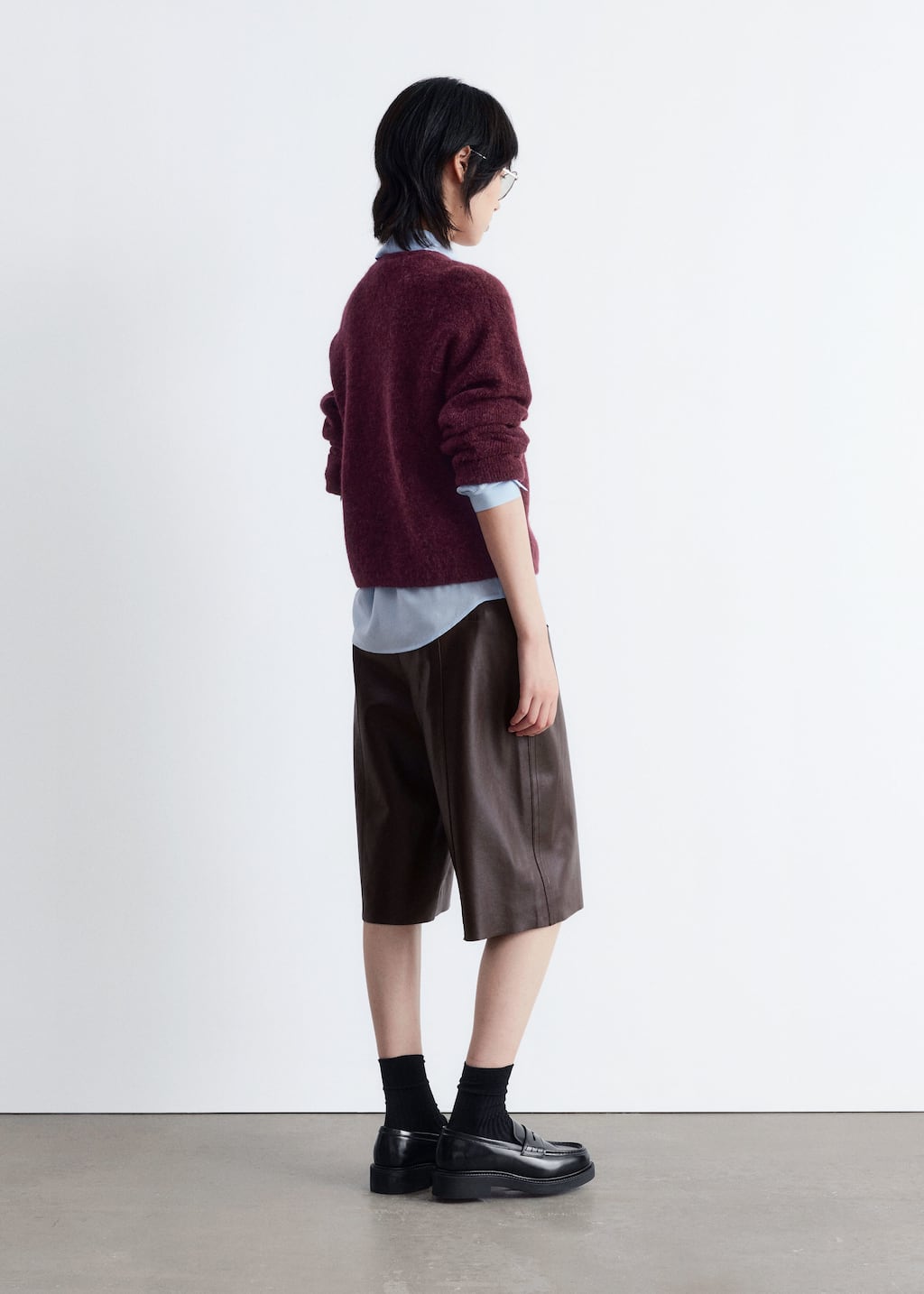 Image of Alpaca-Blend Knitted Cardigan