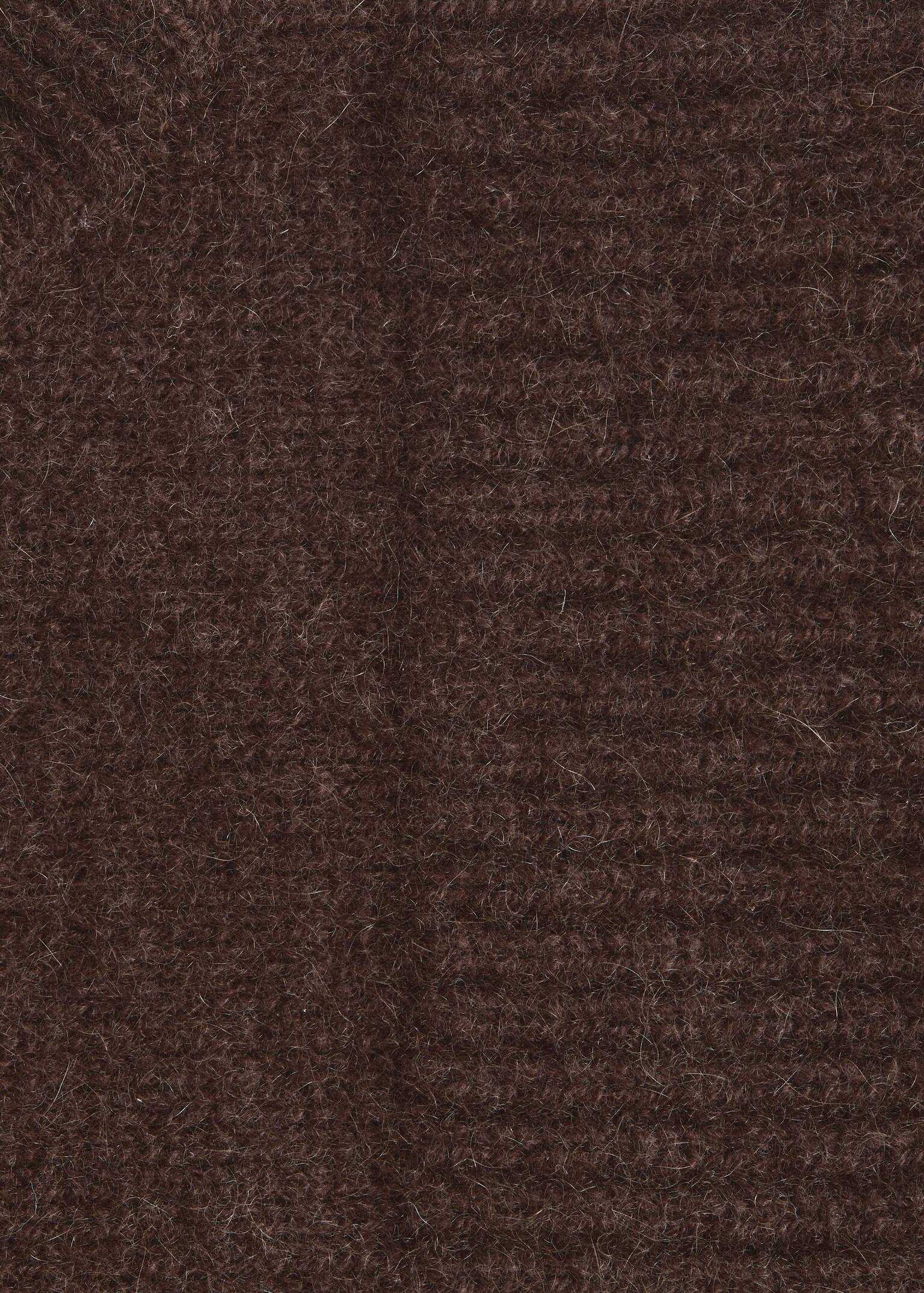 Fitted Cashmere Hood - Dark Brown/Mole/Black - 3