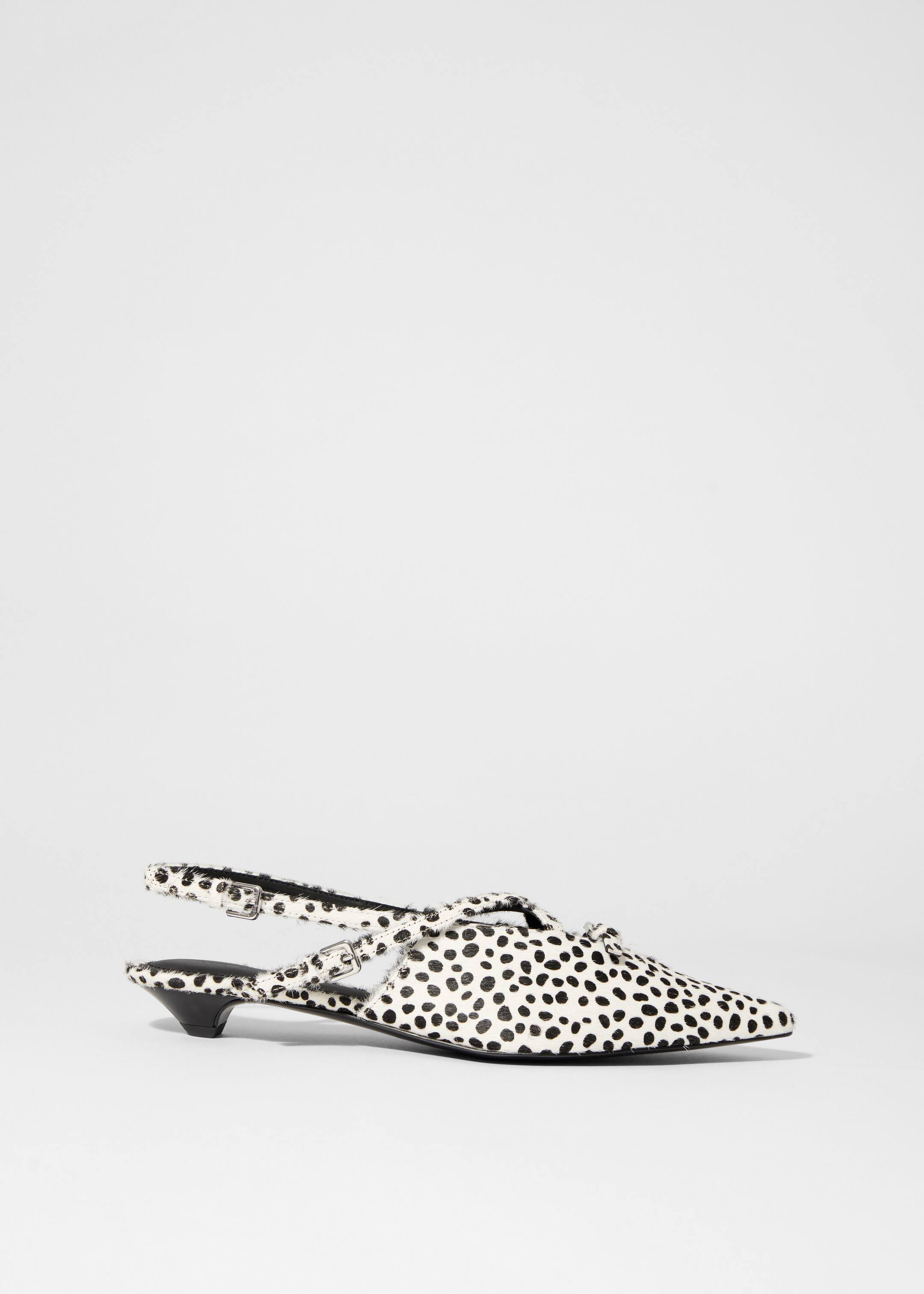 Agrandir l'image: Ballerines à boucles et brides arrière - Imprimé dalmatien - FEMME | H&M FR 2