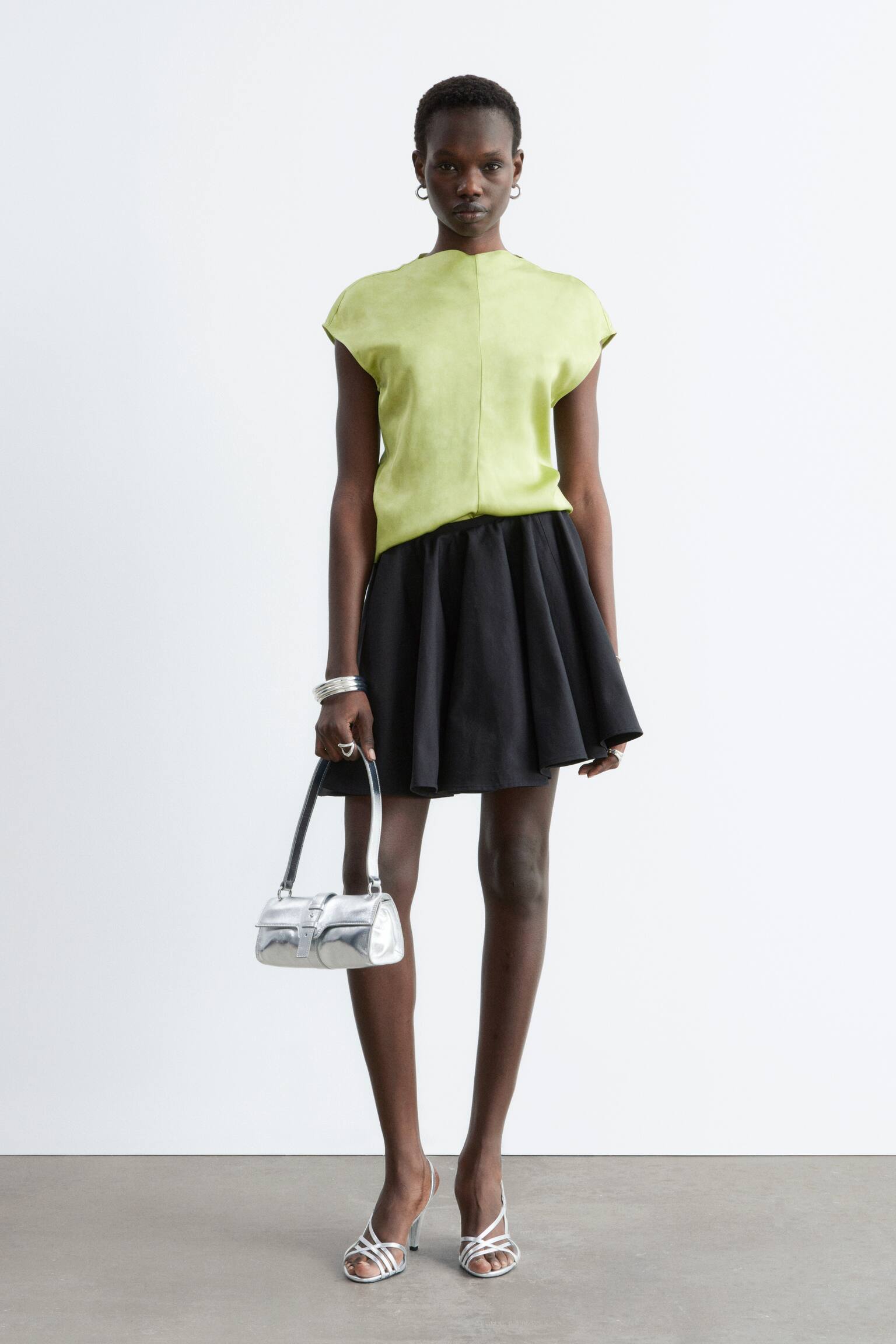 Textured Viscose Sleeveless Top - 5