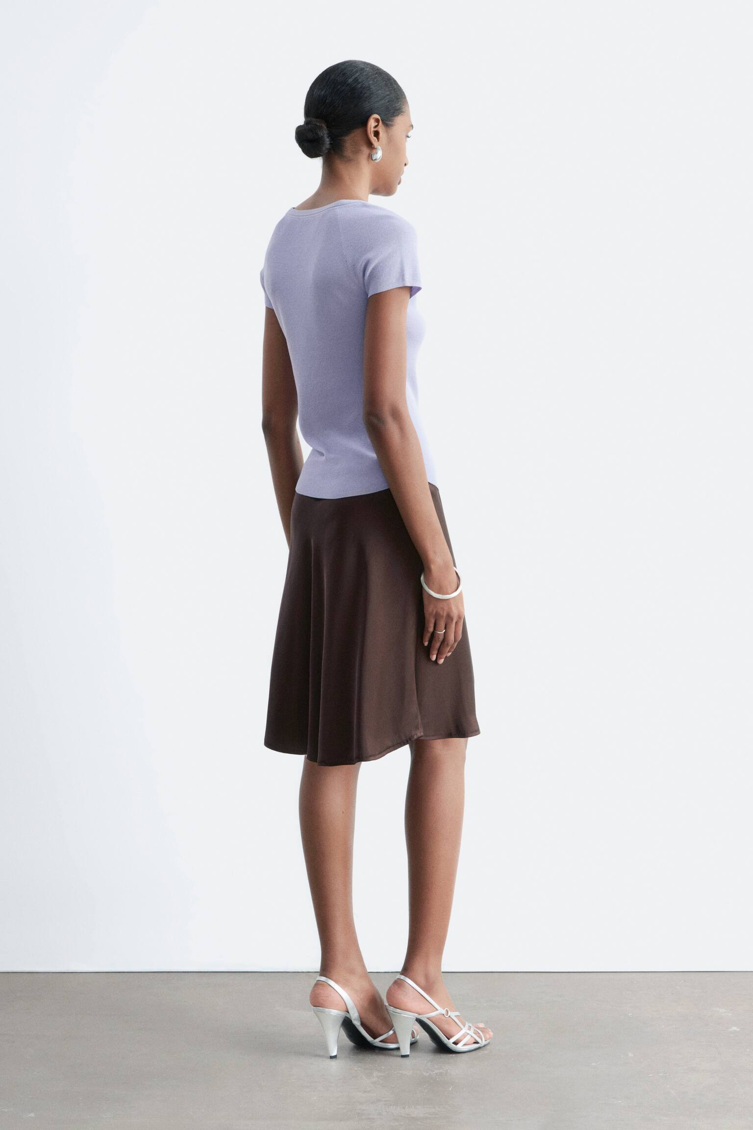 Camisola com atilhos à frente - Roxo/Preto - 6