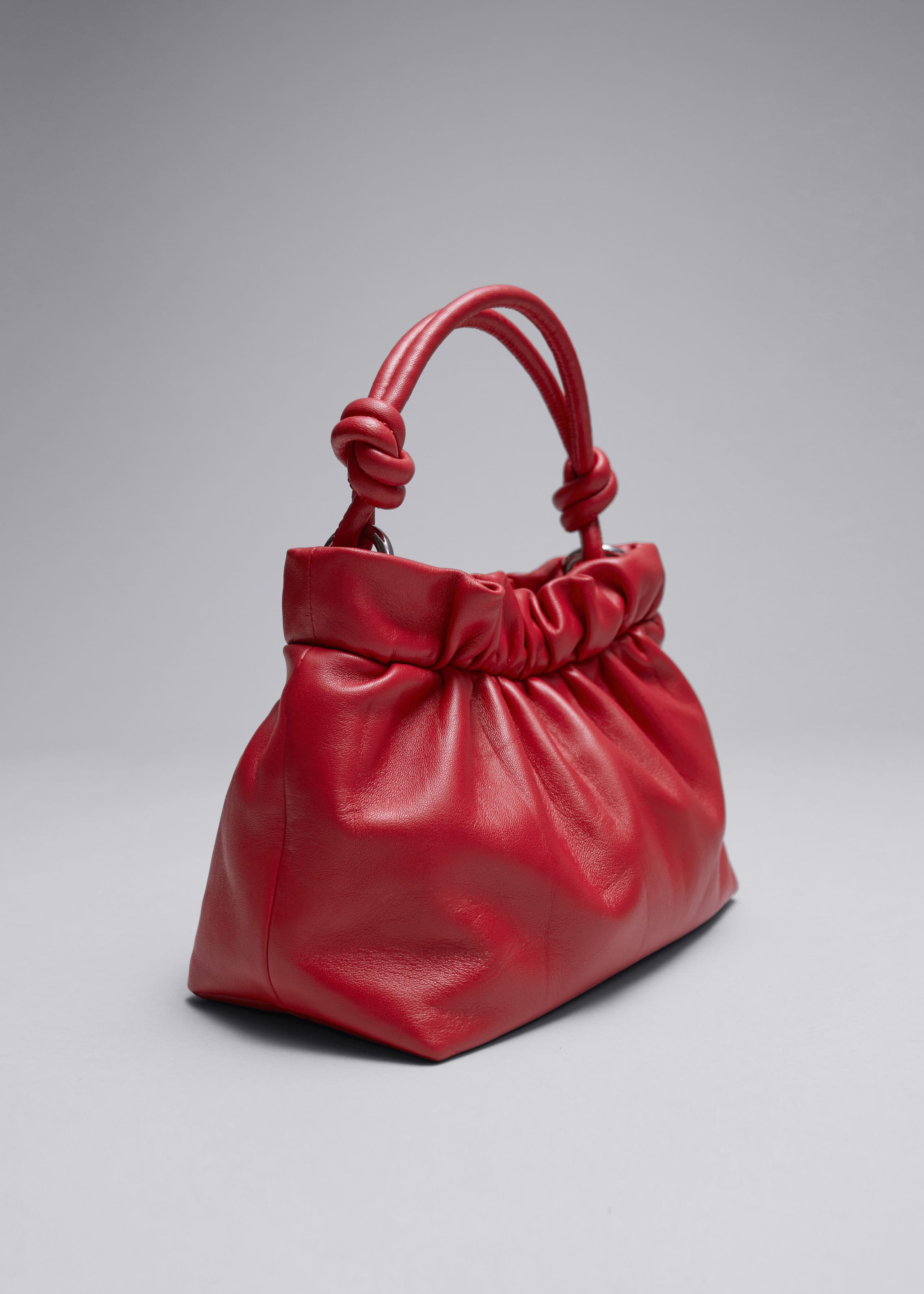 Pouch in pelle - Rosso - Natura morta