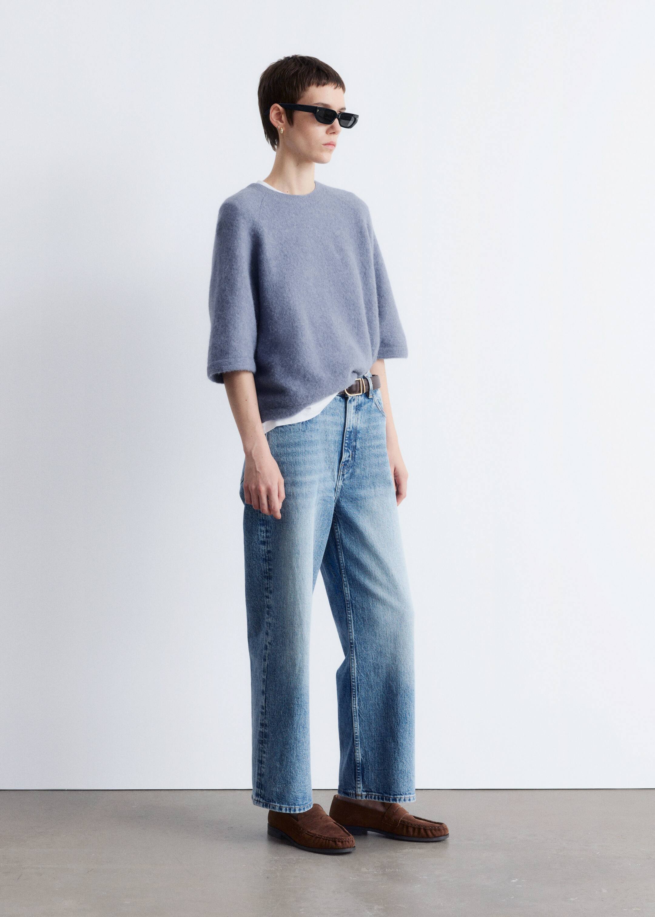Agrandir l'image: Haut en maille d’alpaga mélangé - Bleu poudré - FEMME | H&M BE 4