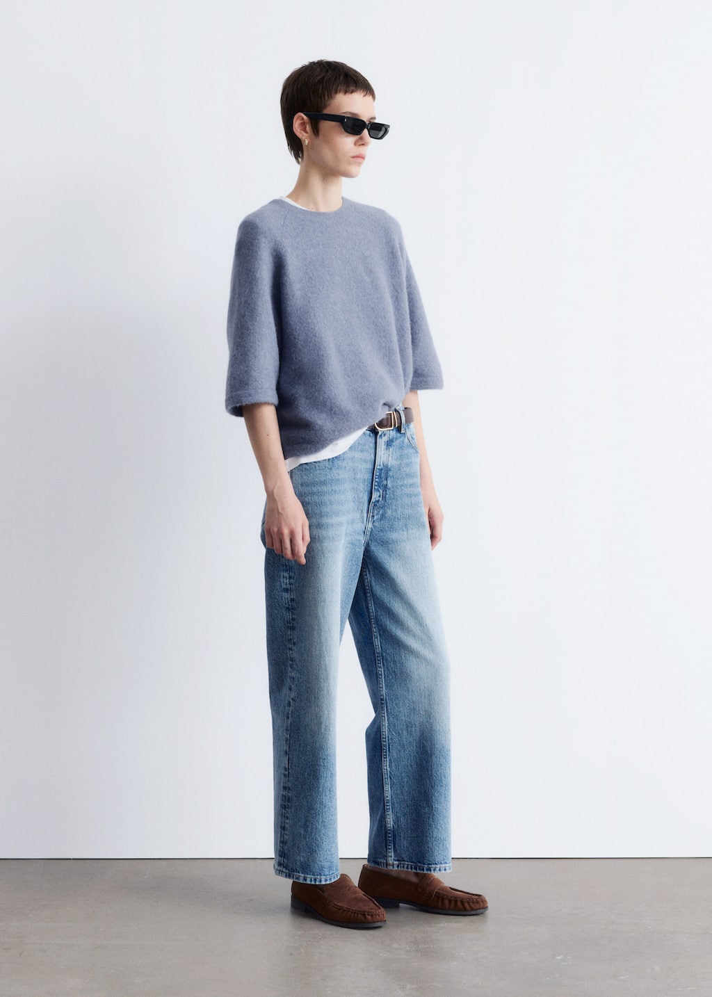 Image of Alpaca-Blend Knitted Top