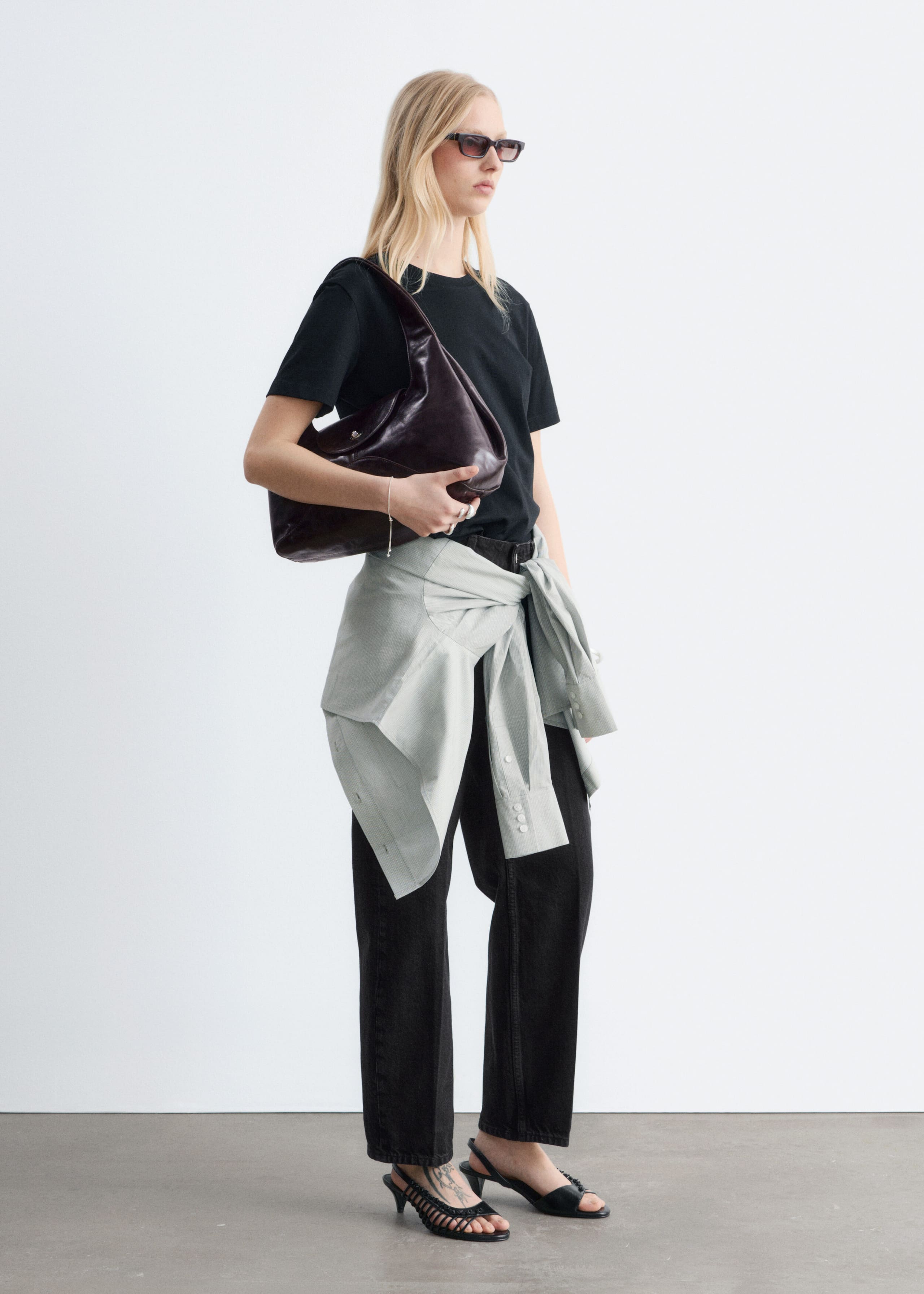 Image of T-Shirt aus Baumwolle mit Rundhalsausschnitt