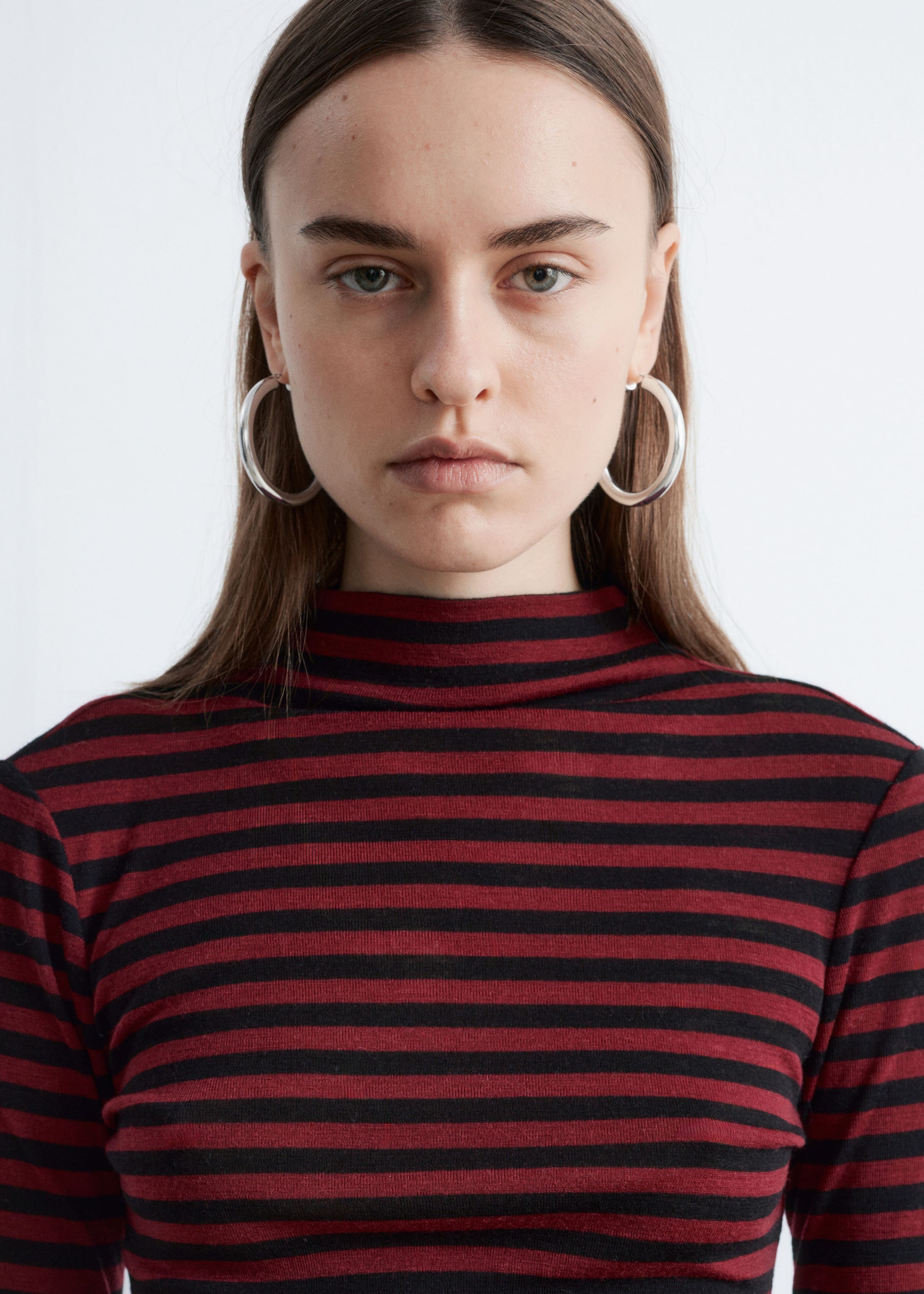 Image of Mock-Neck Top