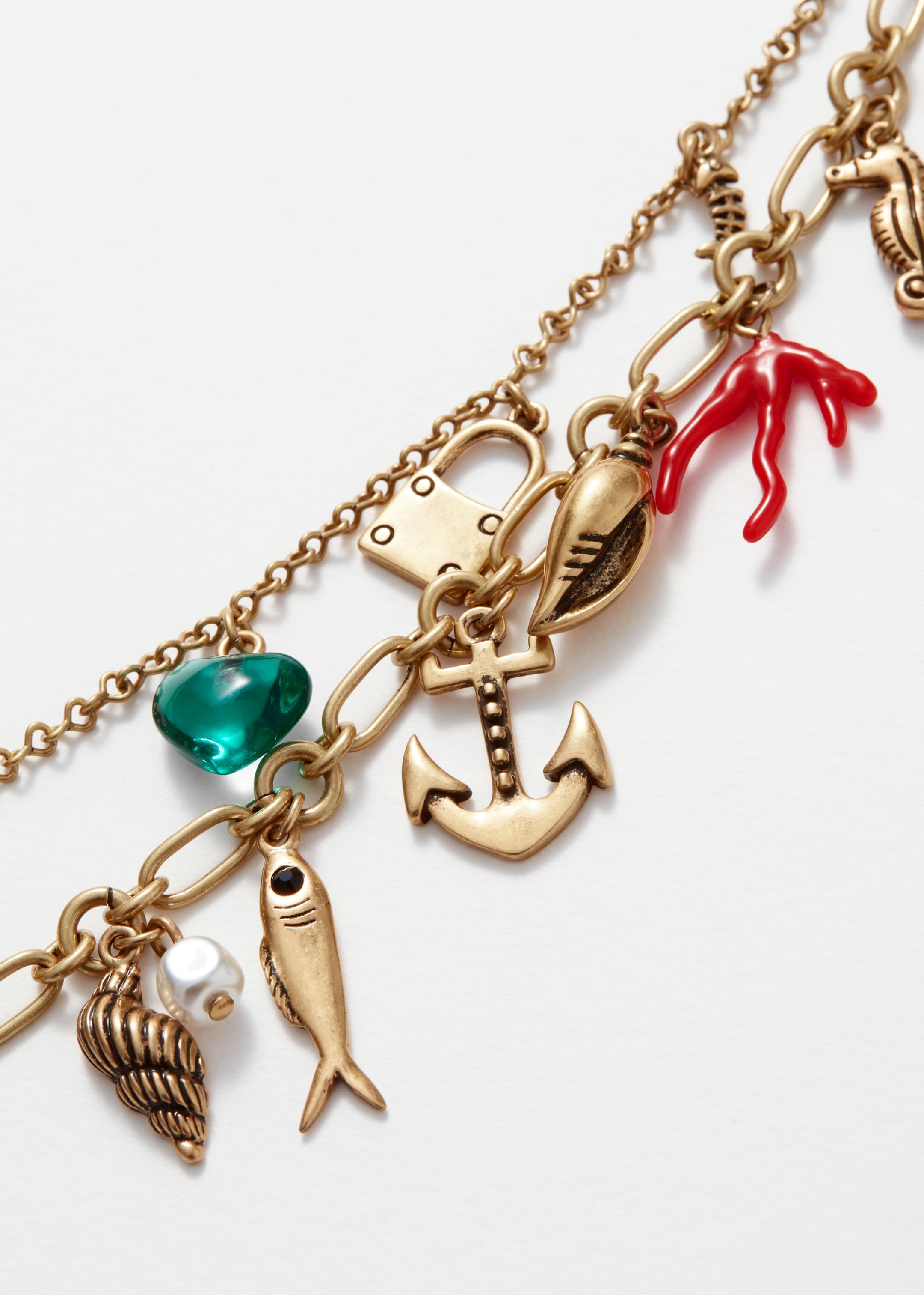 Visualizza immagine più grande: Collana con charm a tema marino - Oro - DONNA | H&M IT 3