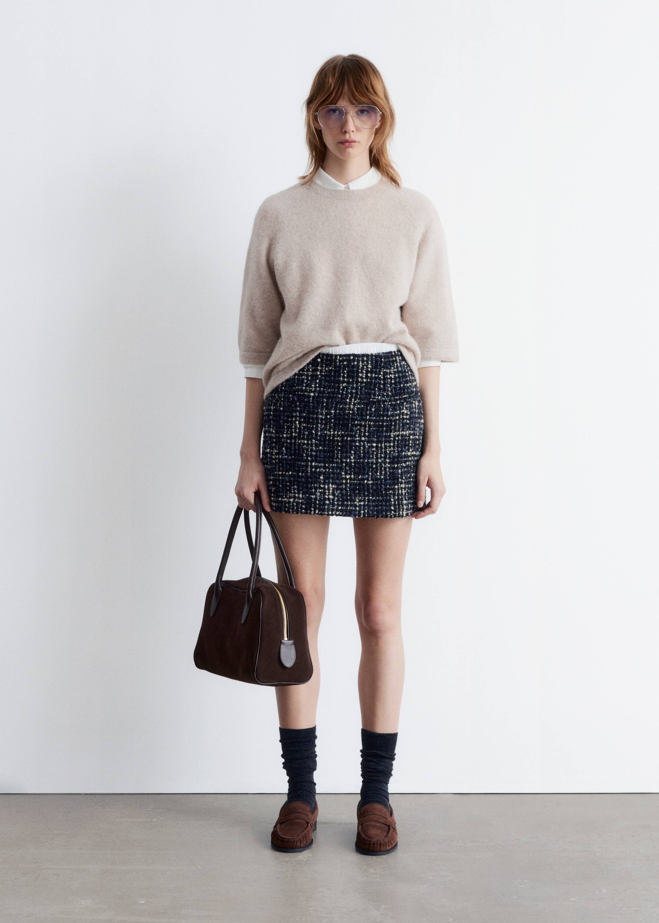 Agrandir l'image: Haut en maille d’alpaga mélangé - Avoine - FEMME | H&M BE 2