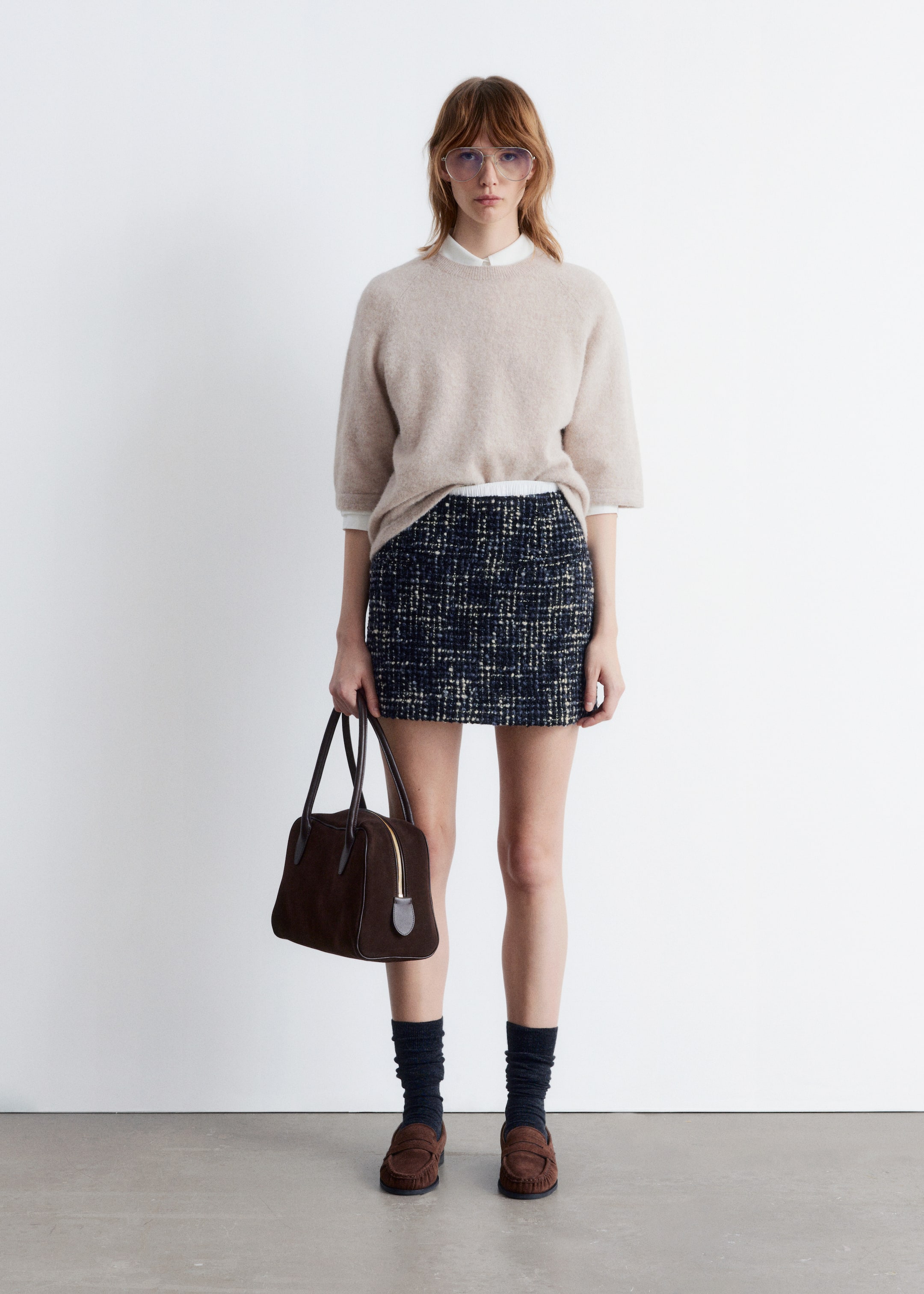 Grösseres Bild ansehen: Strickoberteil aus Alpaka-Mix - Hellbeige - DAMEN | H&M CH 2