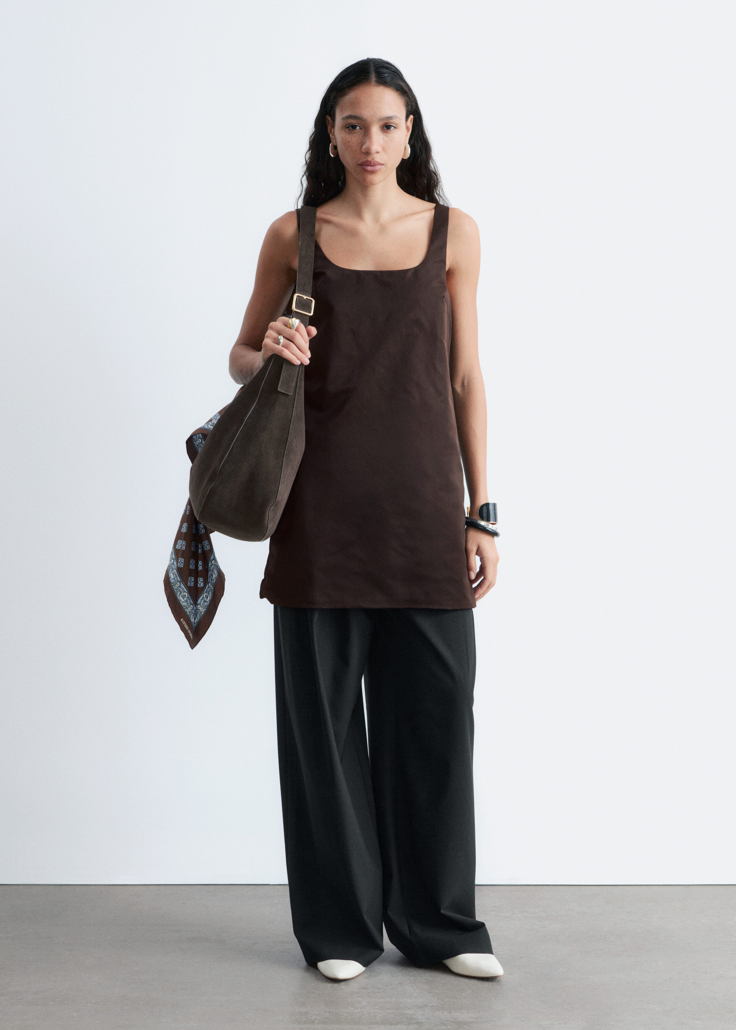 Sculpted Drawstring Mini Dress