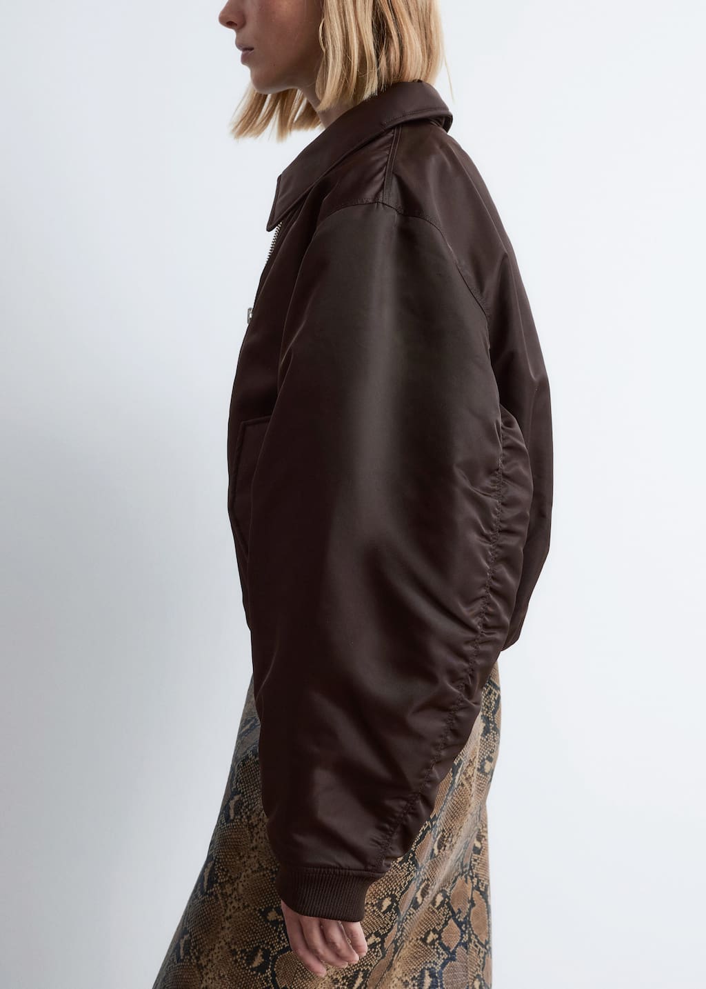 Image of Cropped Bomber Jacket