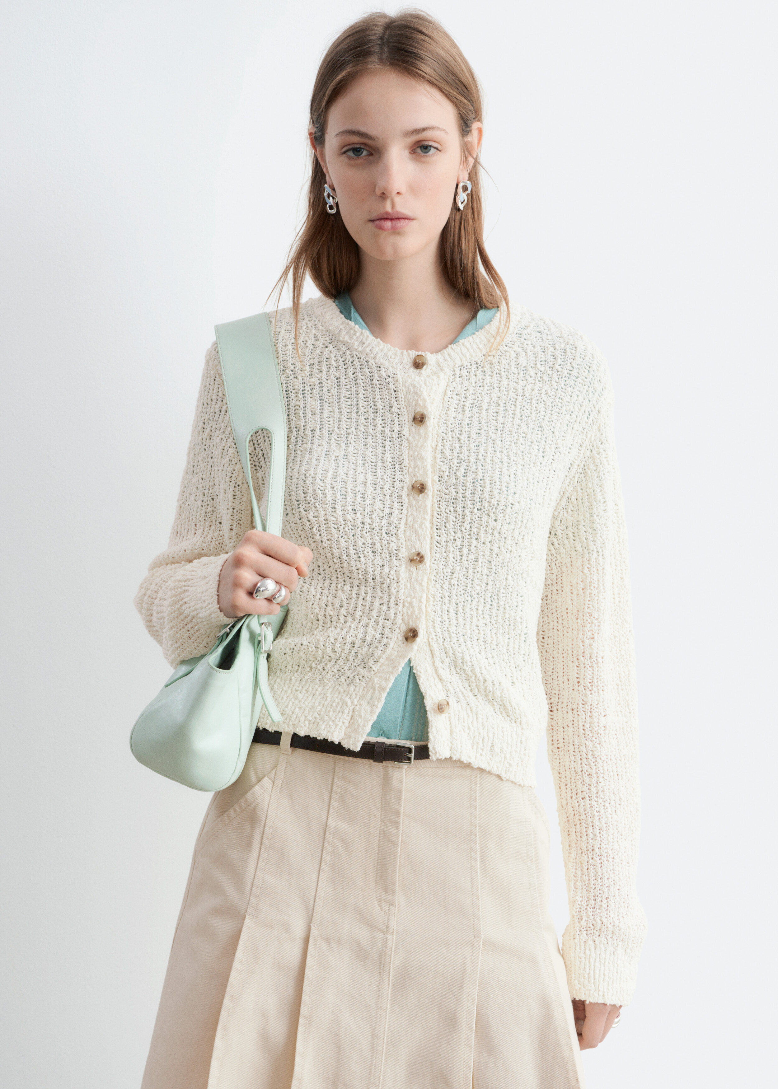 Silk-Cotton Cardigan
