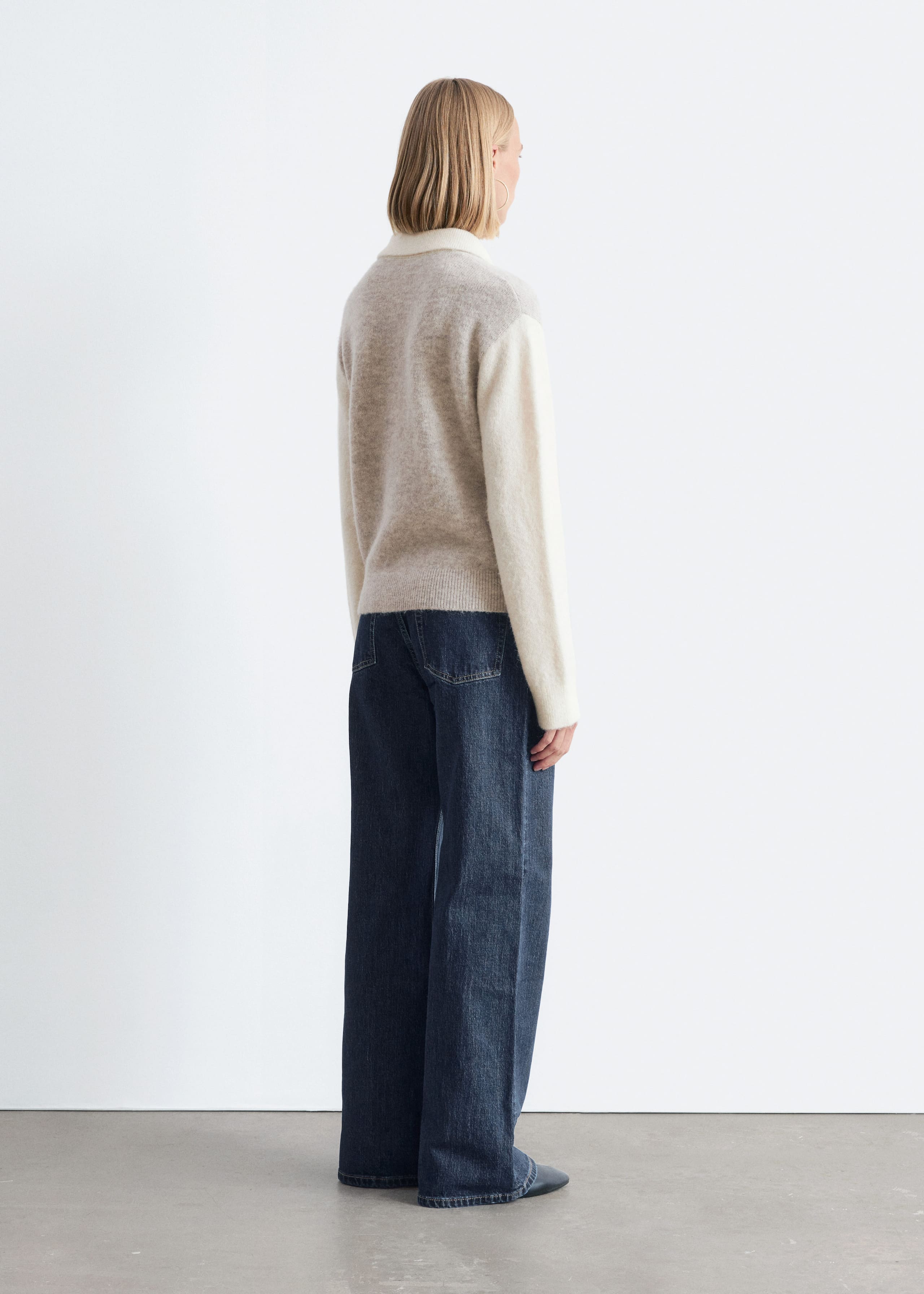 Image of Pullover aus Alpaka-Mix mit Kragen