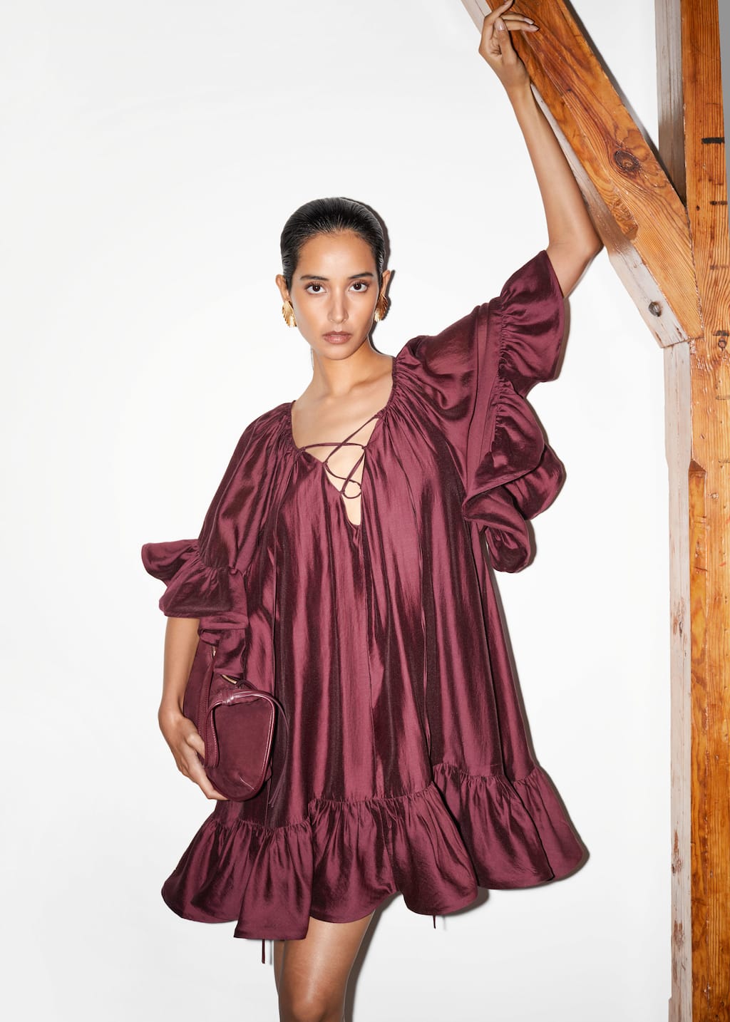 Image of Ruffle Mini Dress