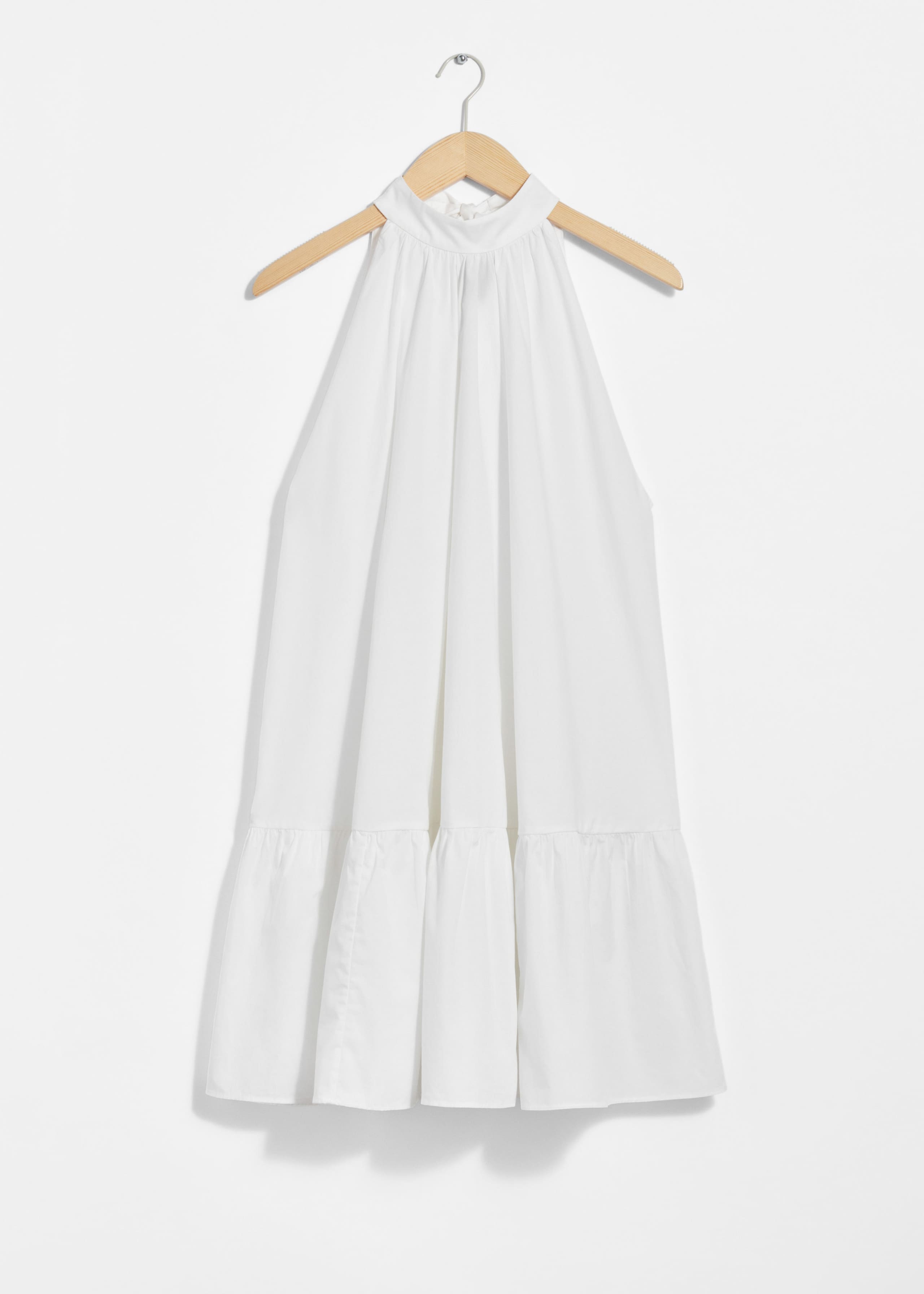Minivestido con detalle de lazo - Blanco - Bodegón