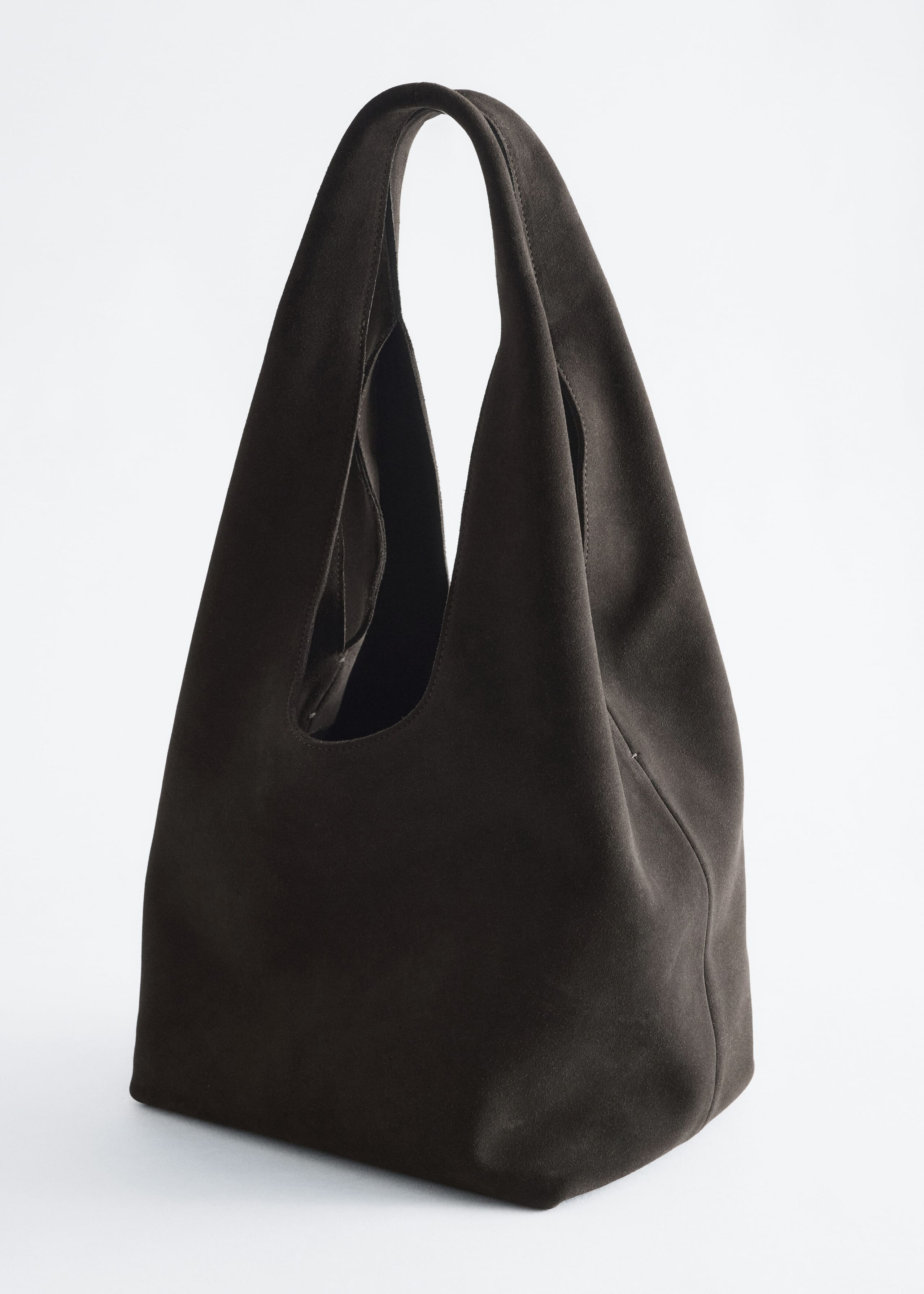 Split Suede Tote - Mole - Still Life