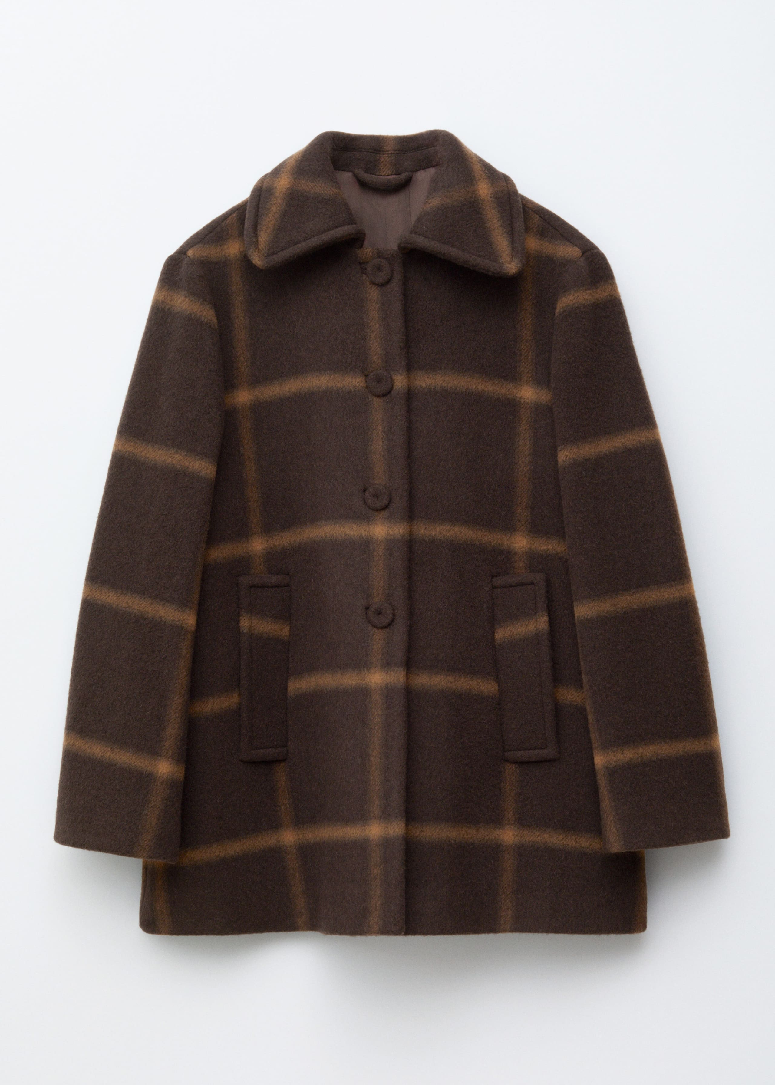 Image of A-line Wool Coat
