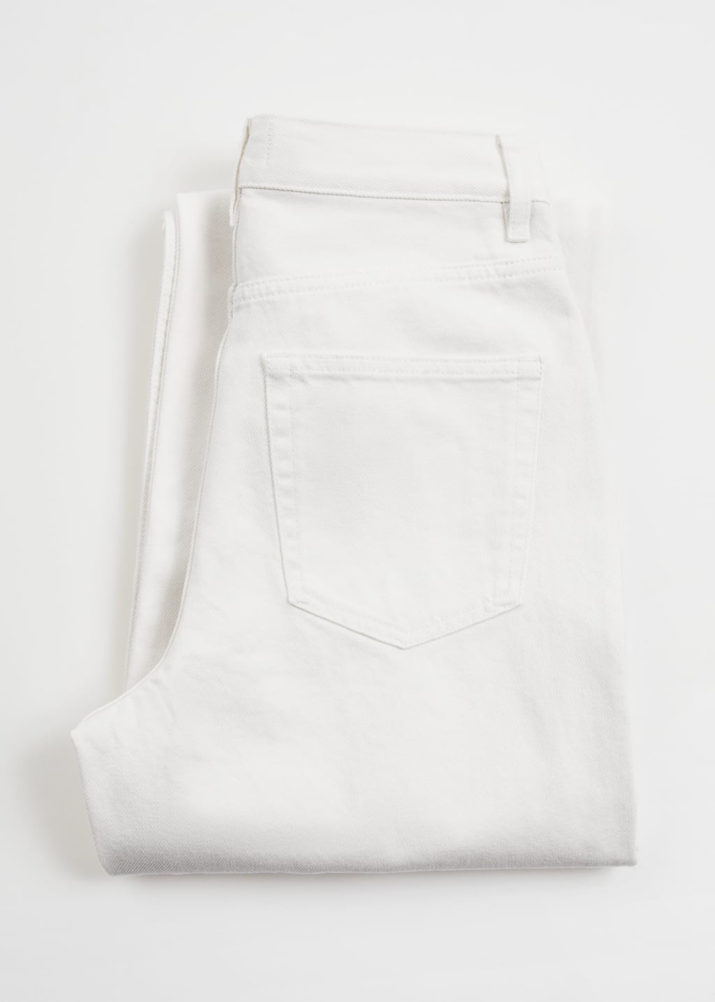 Jean droit taille haute - Blanc - Still Life