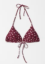 Dark Red Polka Dot