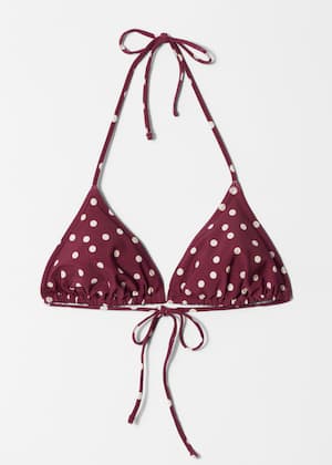 Dark Red Polka Dot
