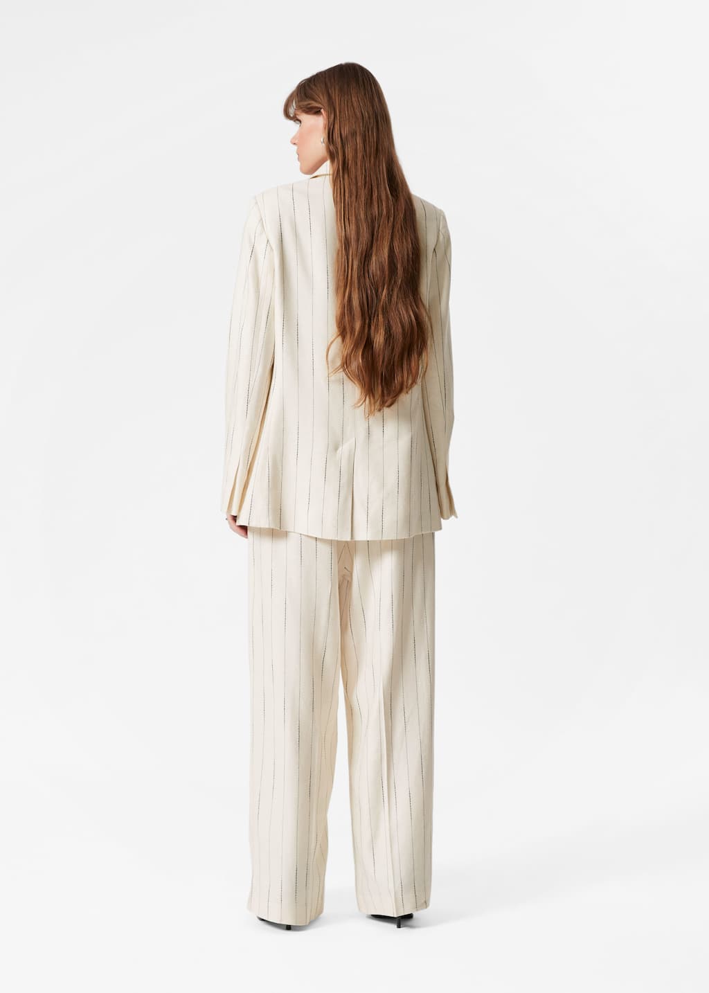 Image of Americana de botonadura sencilla relaxed fit