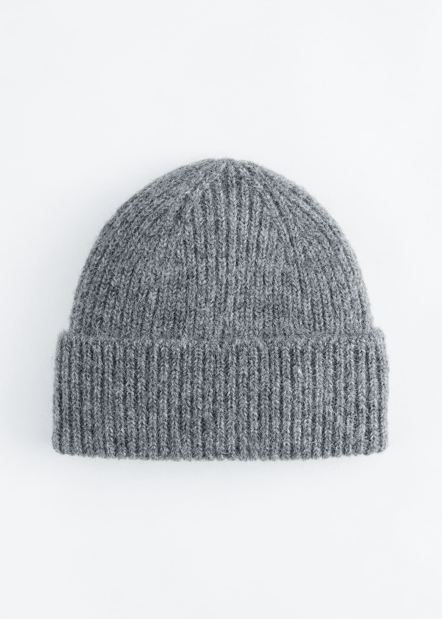 Beanie med uld - Gråmeleret/Sort/Bordeaux/blåstribet/Mahogni/Rød/Bordeaux/Pink/Støvet blå/Beige/Beige/Citron/Sort