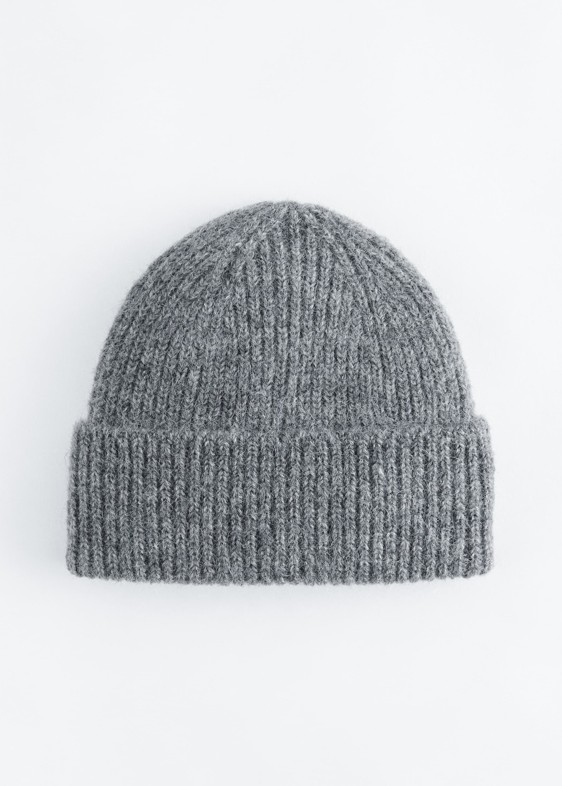 Größeres Bild ansehen: Beanie aus Wollmischung - Grau meliert - Ladies | H&M DE 1