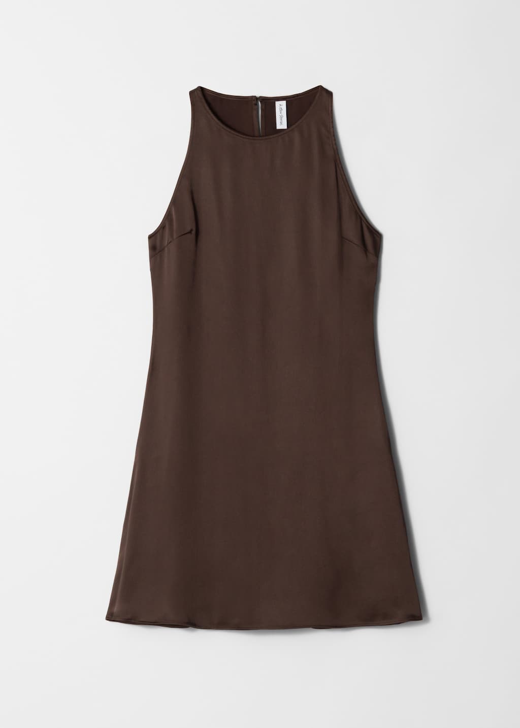 Image of Robe courte en satin