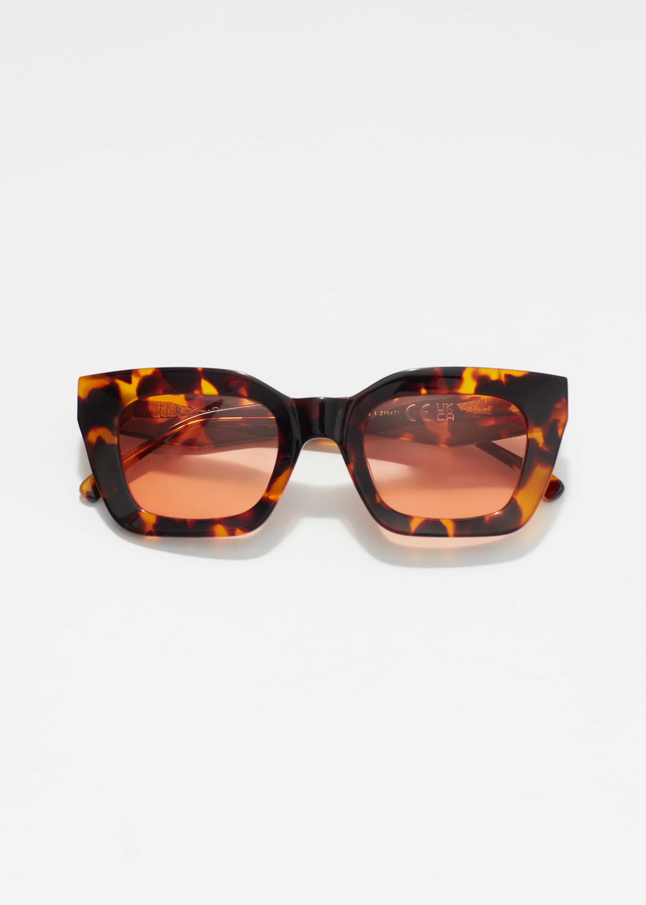 Zobraziť väčší obrázok: Obdĺžnikové acetátové slnečné okuliare - Korytnačina - ŽENY | H&M SK 2