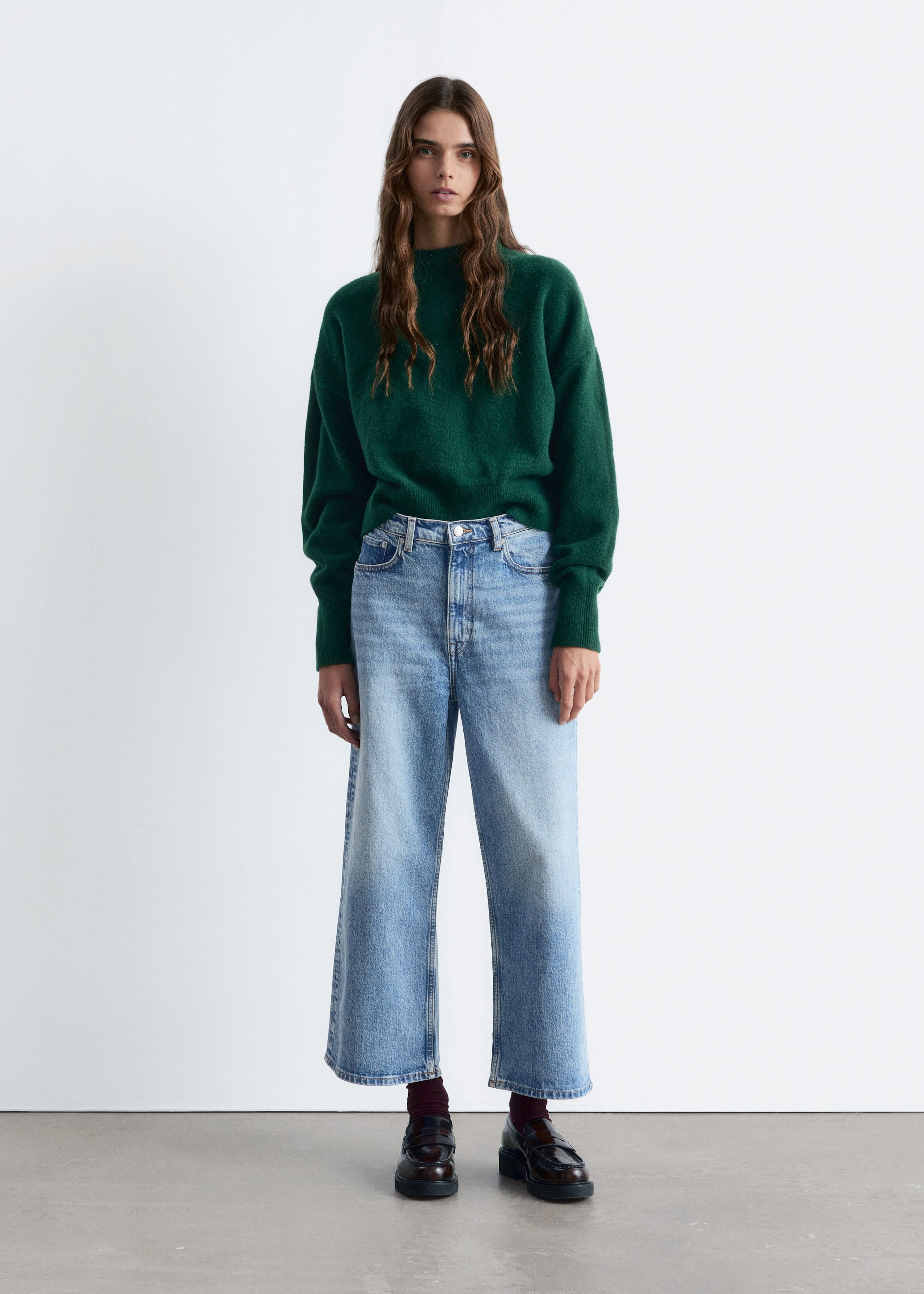 Image of Mock-Neck Sweater