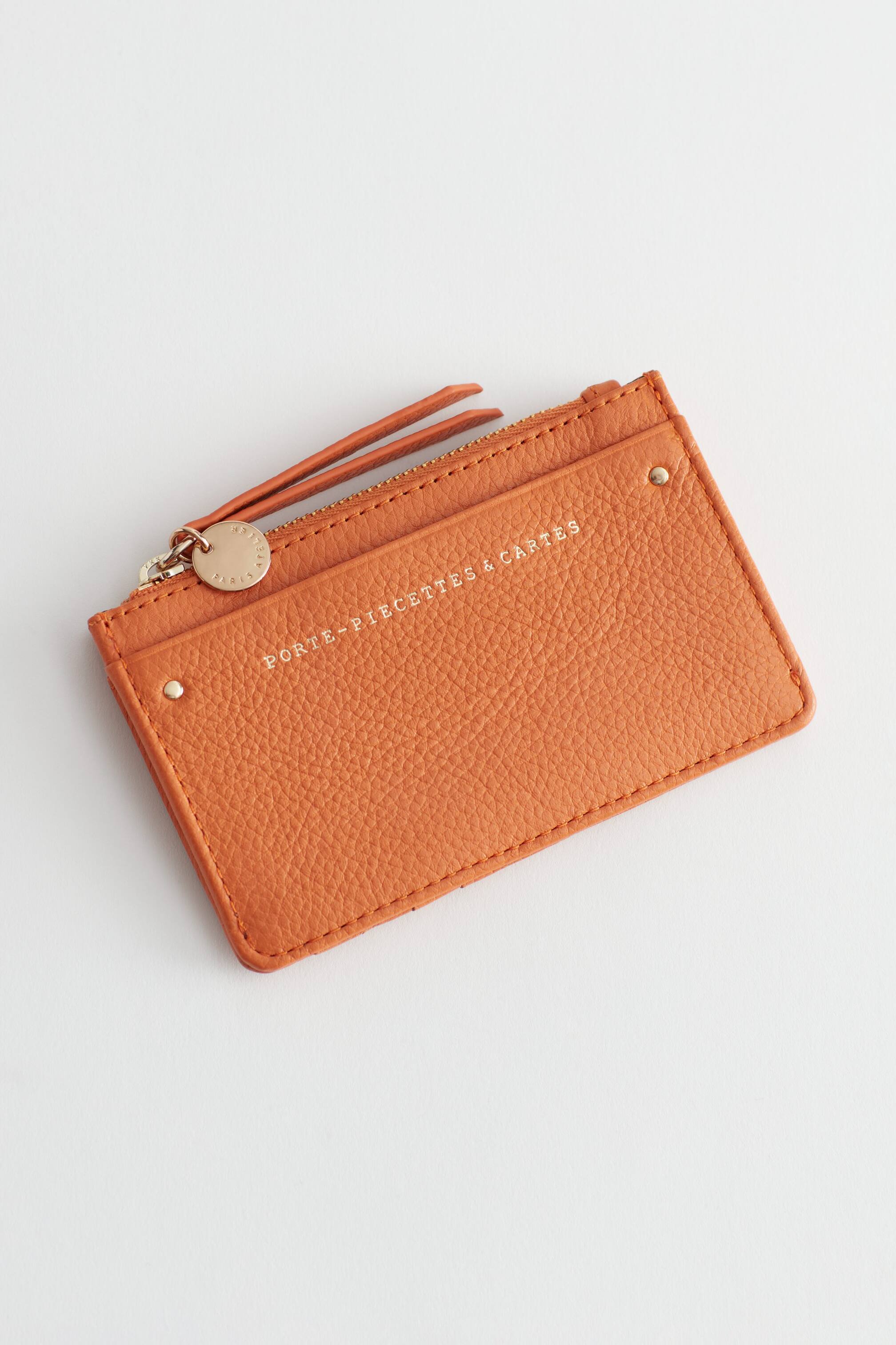 הצגת תמונה גדולה יותר: Leather Card Wallet - Terracotta - Ladies | H&M IL 1