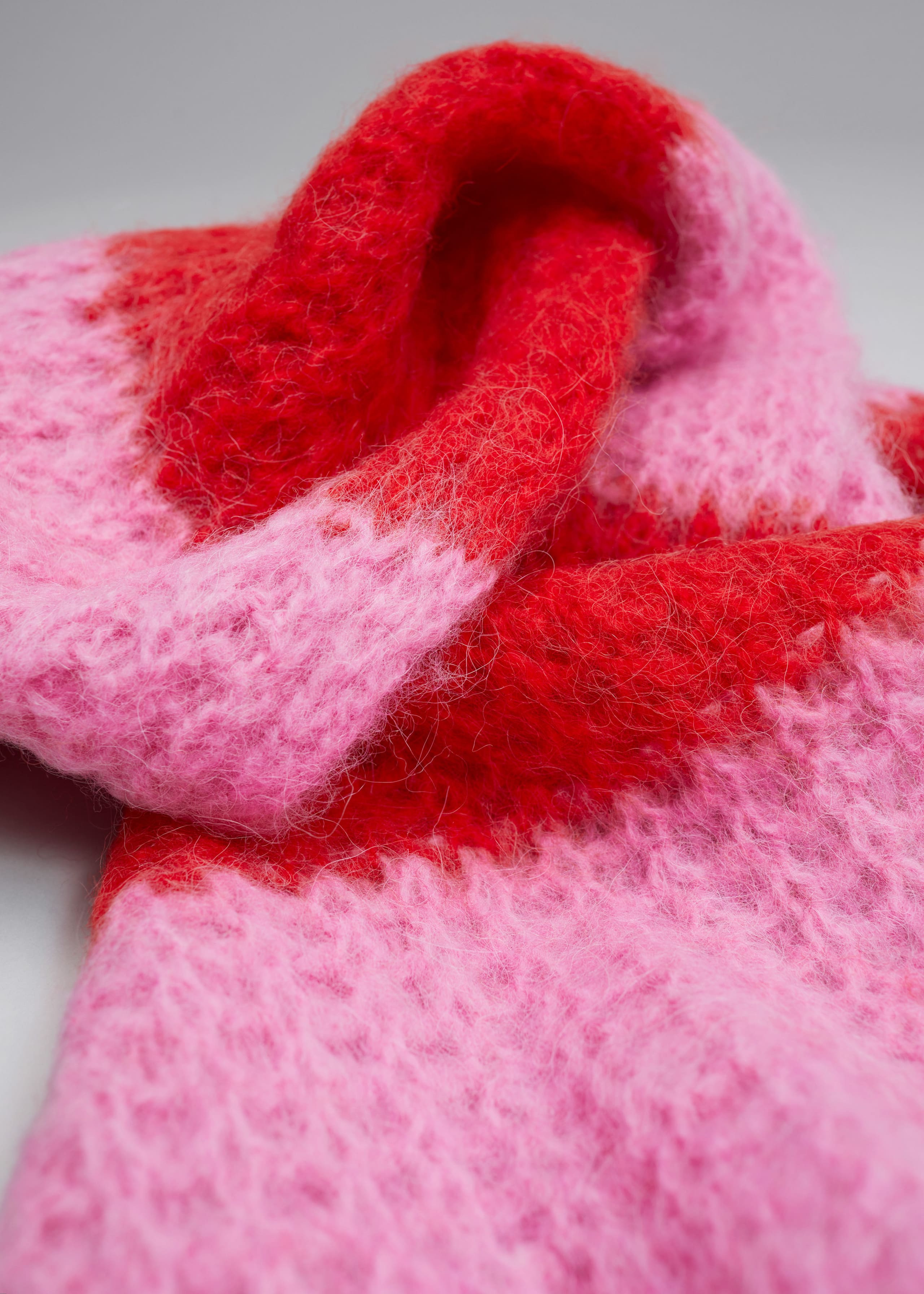 Striped Alpaca-Blend Scarf - Ecru/Cream - Still Life
