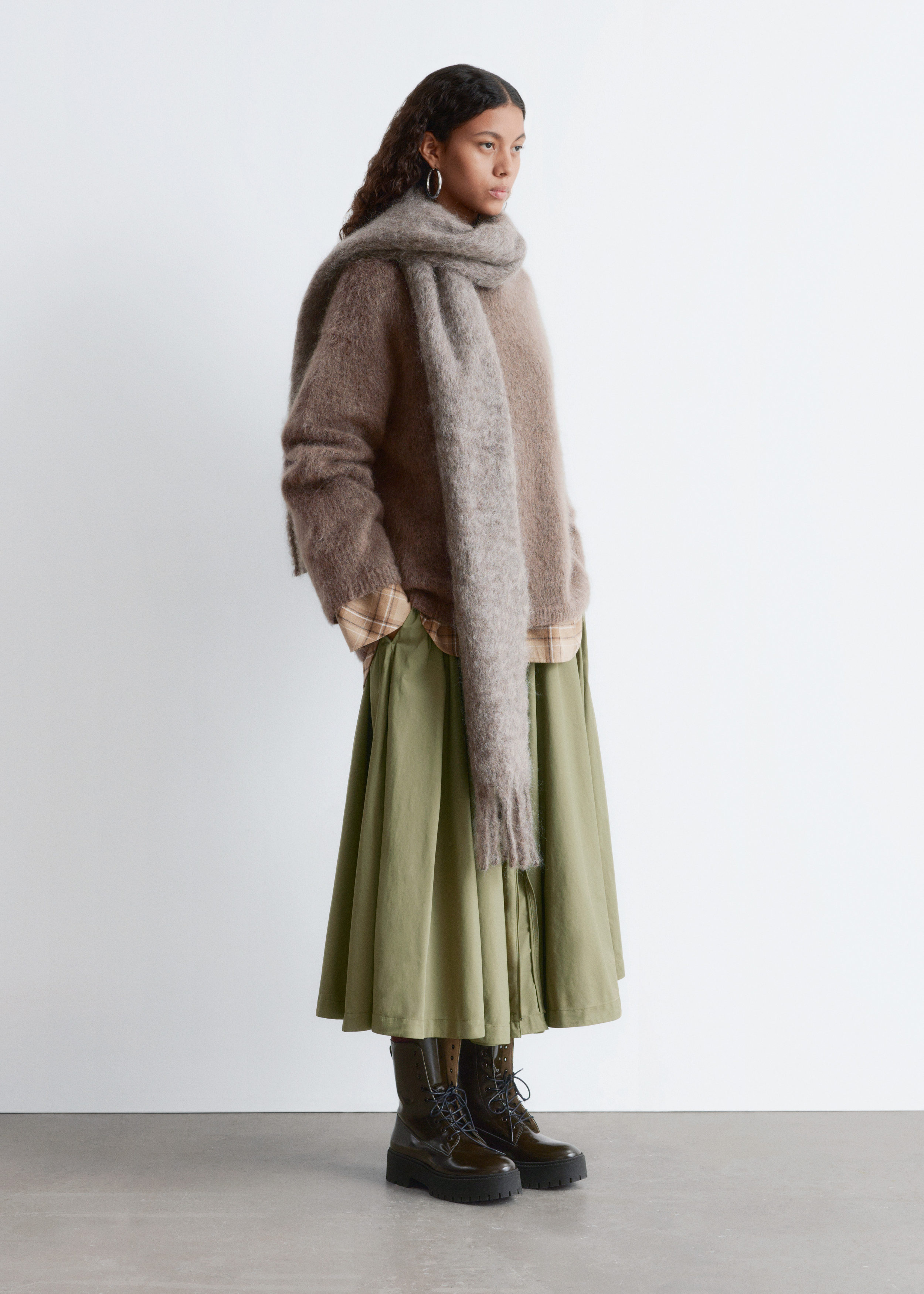 Mohair-Blend Jumper - Mole - Sweaters - & Other Stories US