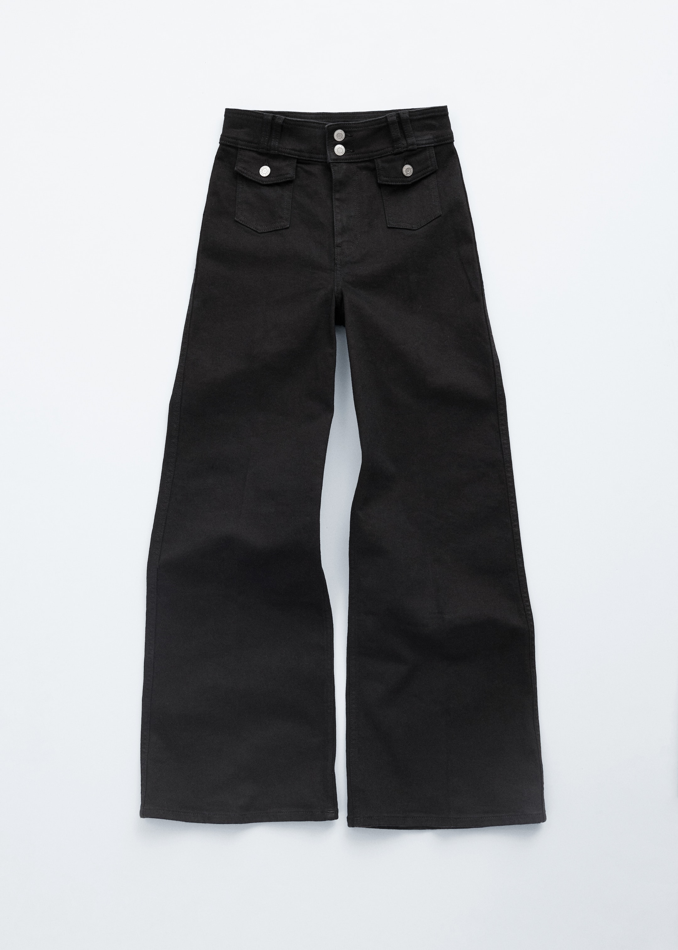 Visualizza immagine più grande: Jeans svasati con pieghe pressate - Nero - DONNA | H&M IT 9
