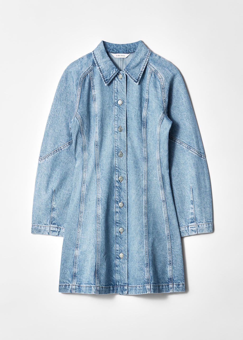 Image of Minivestido camisero vaquero
