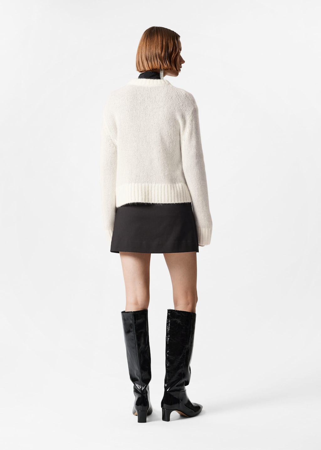 Image of Embroidered Mohair-Blend Sweater
