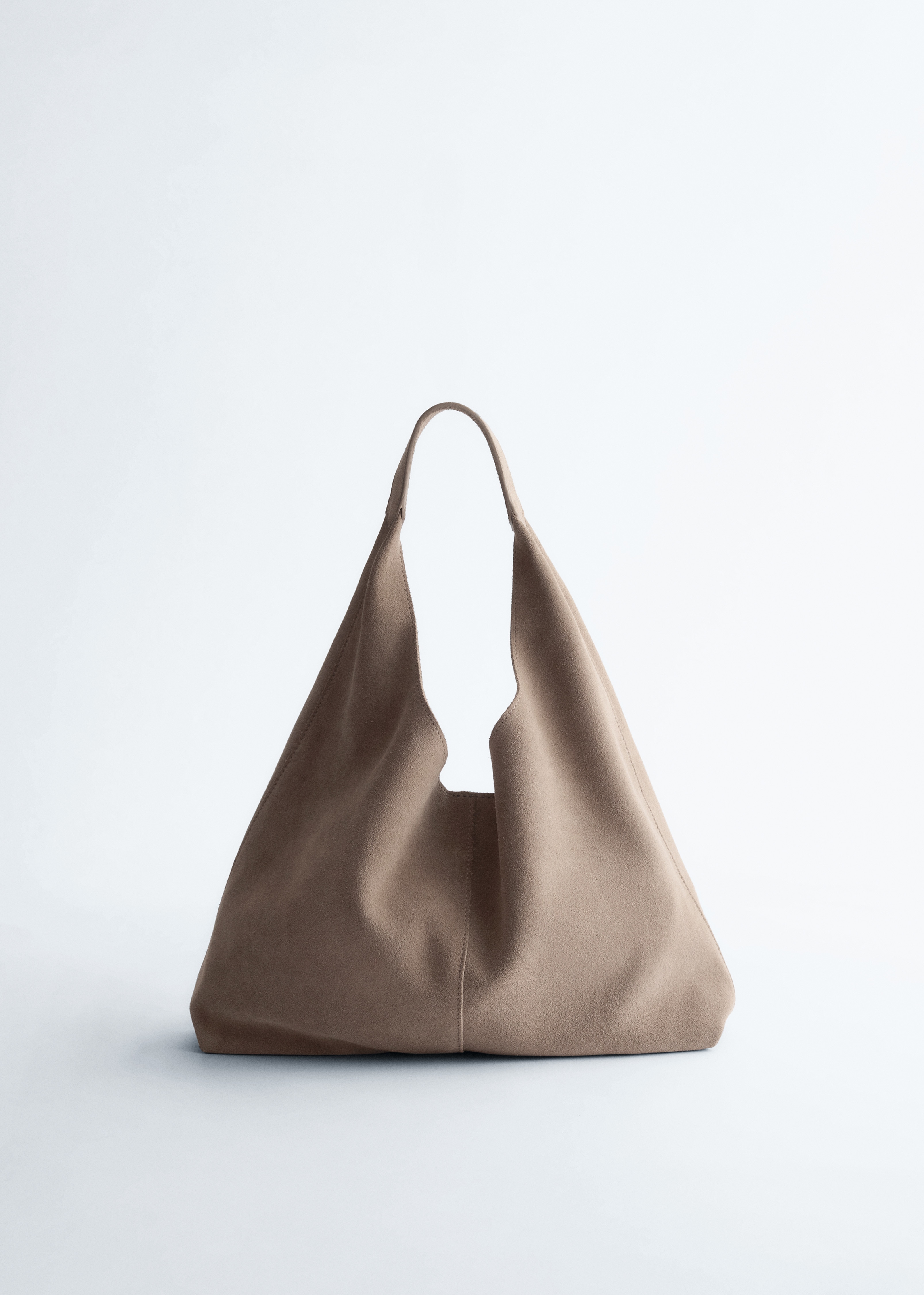 Κλασική Τσάντα Tote Suede - Μπεζ/Πράσινο/Σκουριά/Yellow/Καφέ