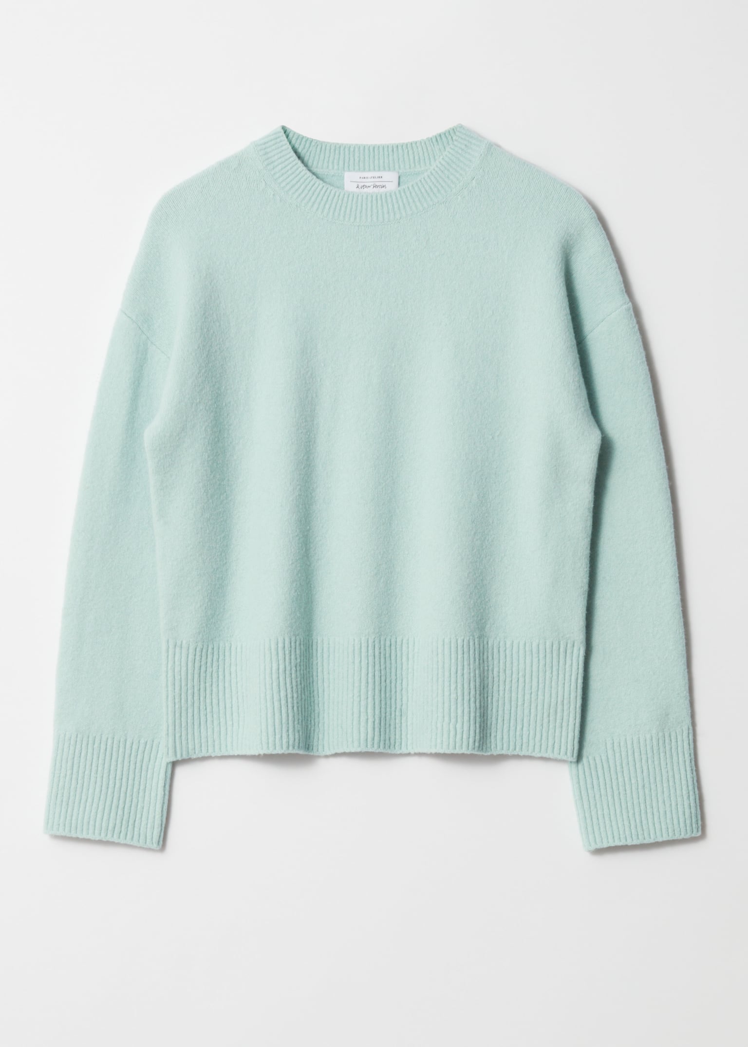 Pull décontracté en maille - Vert pâle/Bleu foncé/Rouge foncé/Rose poudré/Noir/Beige taupe/Gris chiné/Blanc/Rose cerise/Taupe/Rouge/Bleu marine/Pêche