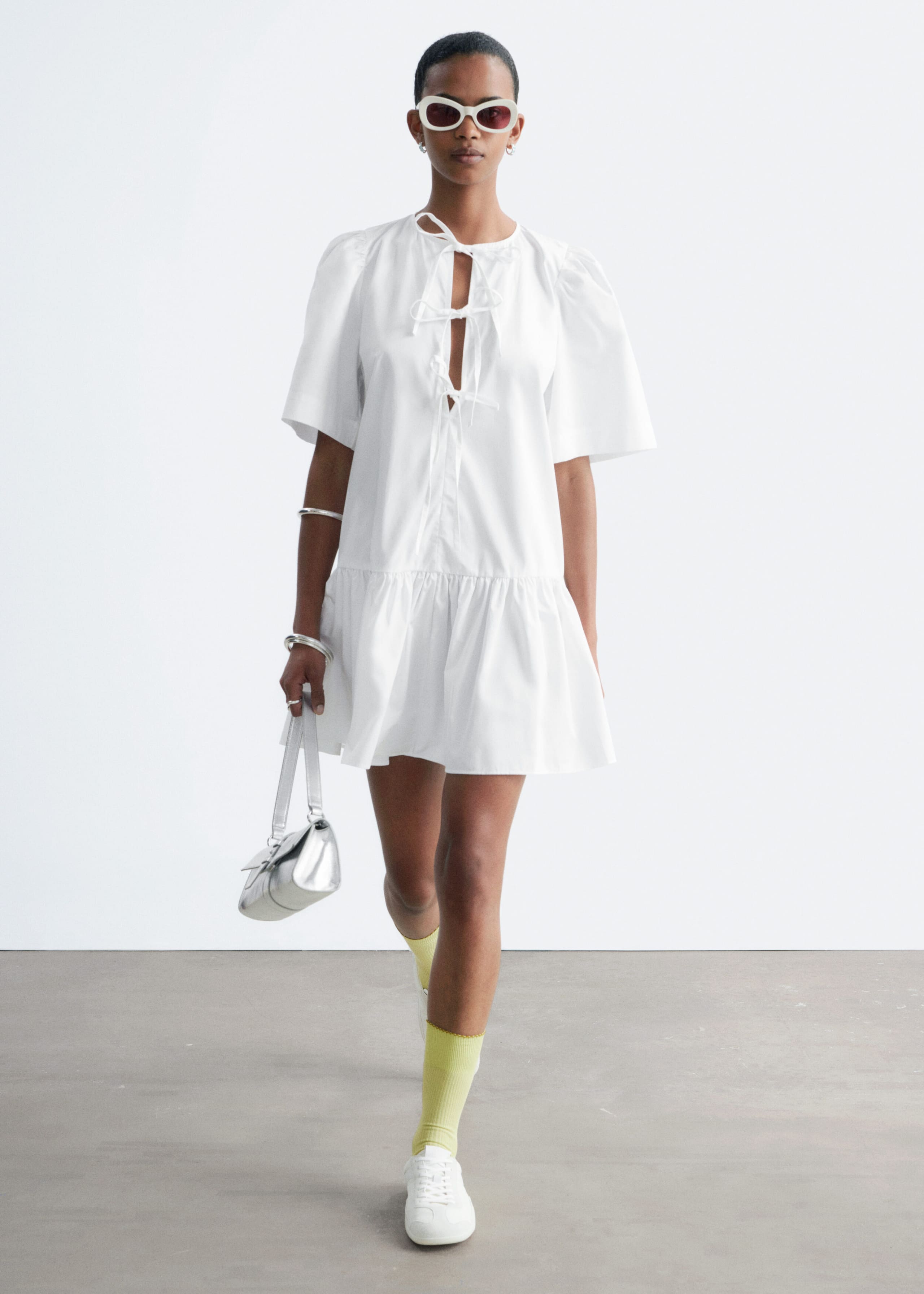 Image of Peplum Mini Dress