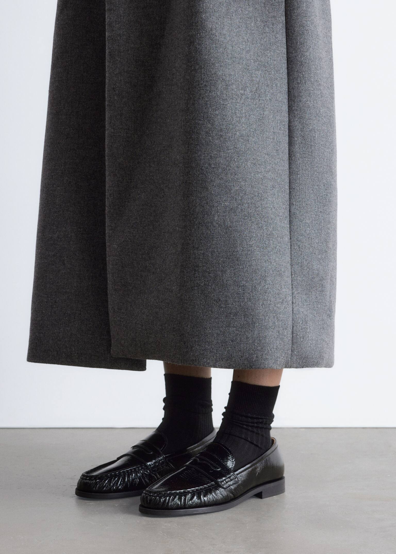 Penny Loafers - Zwart/Lichtgrijs/Zwart/Bruin
