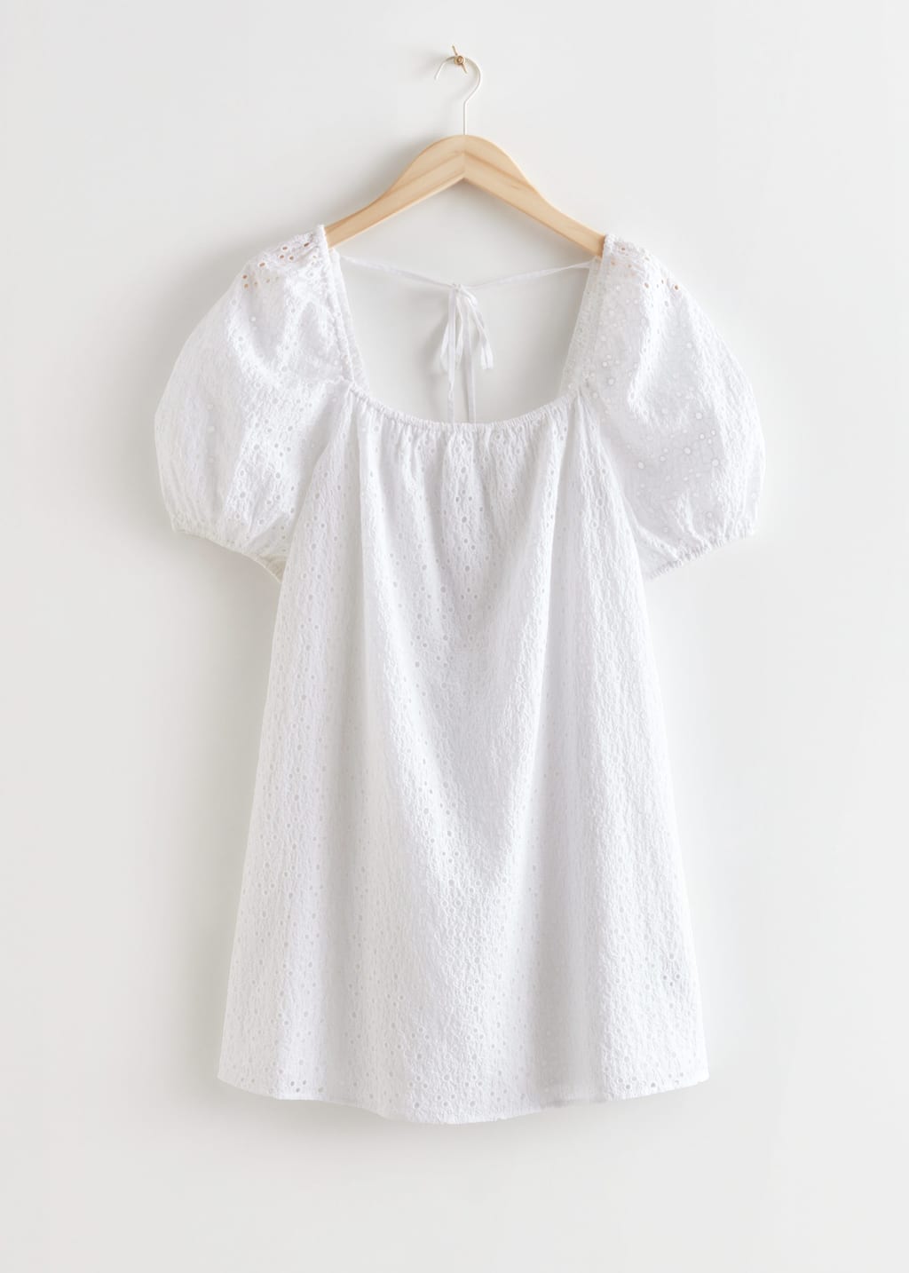 A-Line Mini Dress - White - Still Life