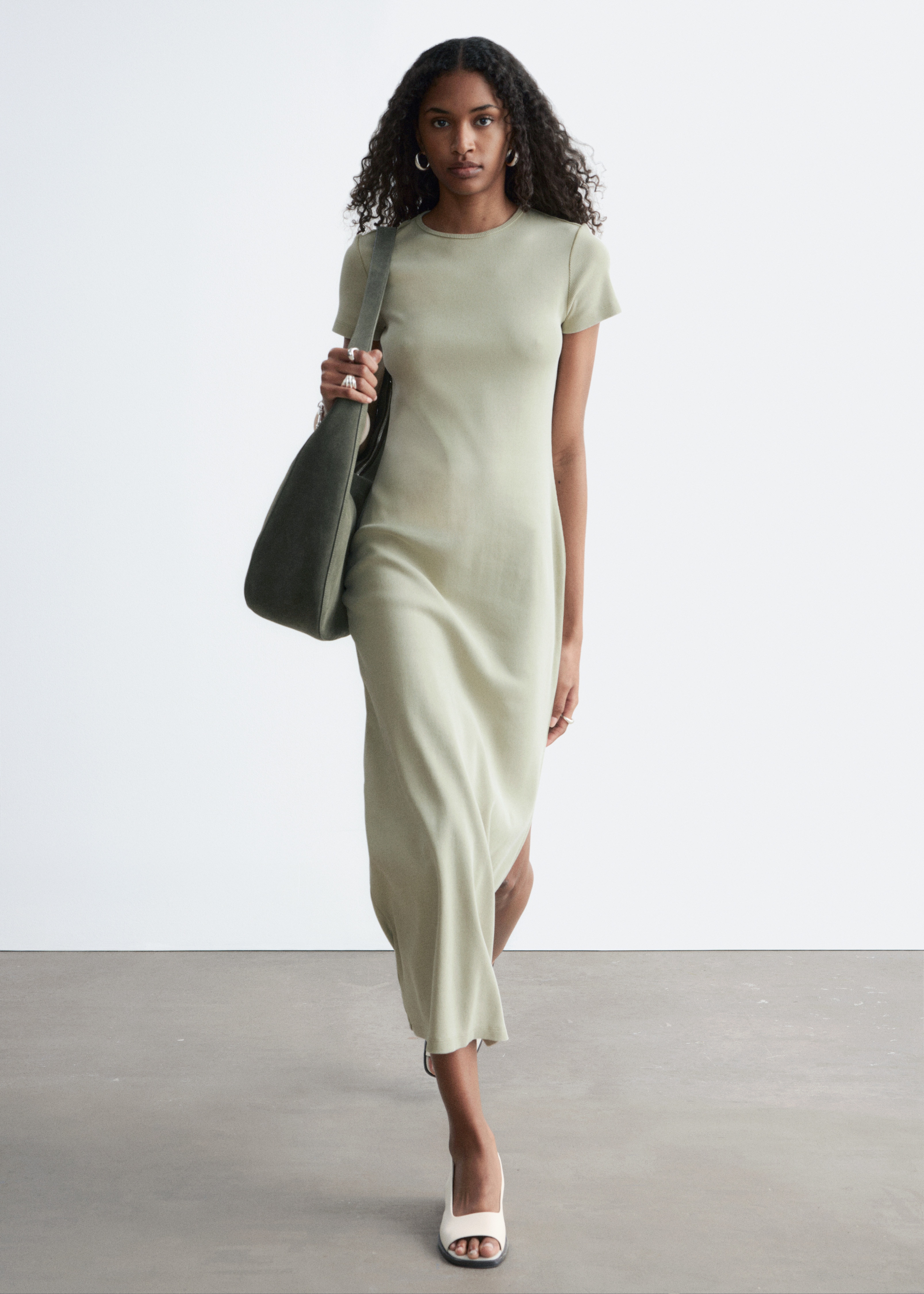 Women's Green T-Shirt Dresses | H&M GB