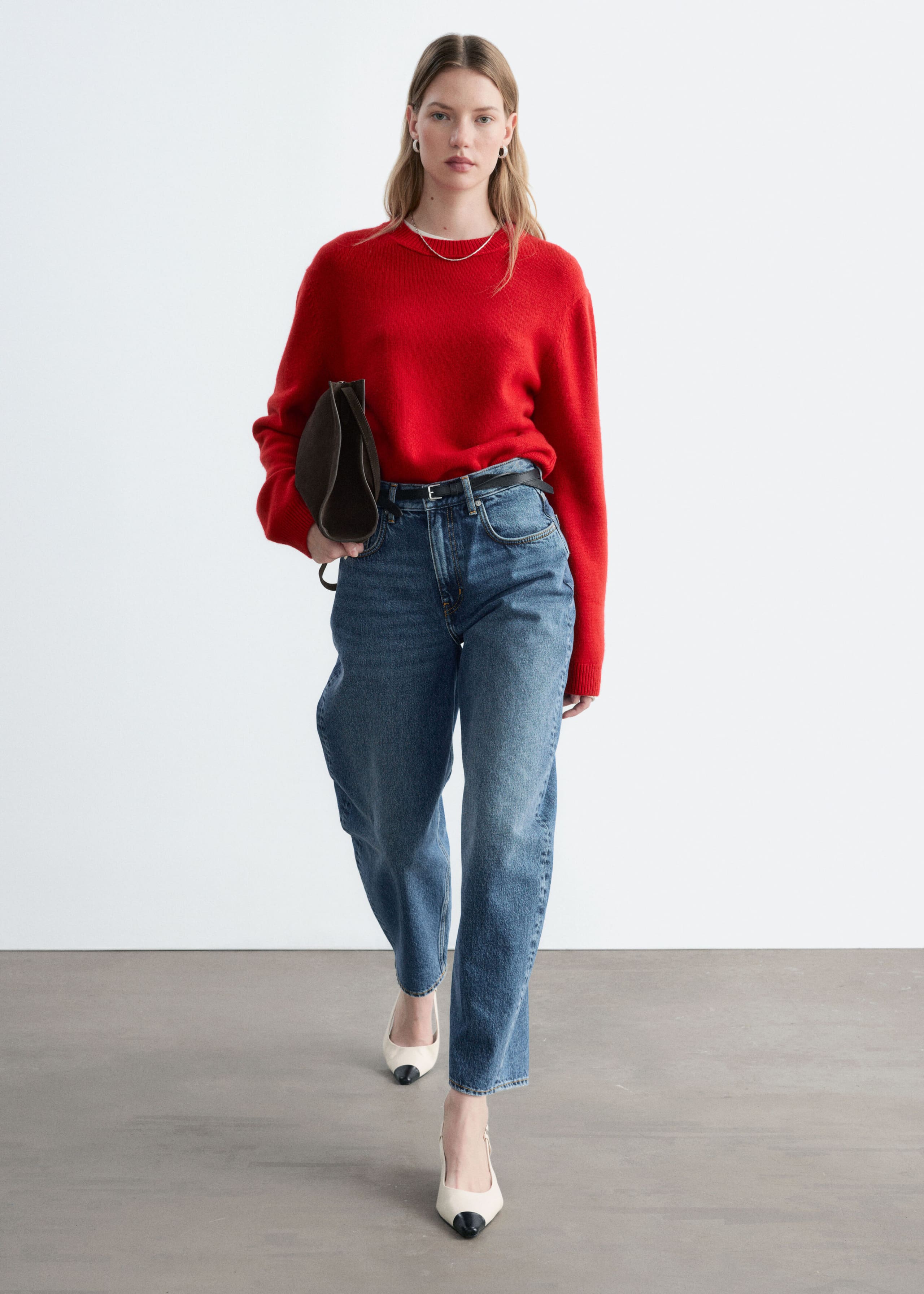 Cashmere-Blend Jumper - Red - Still Life