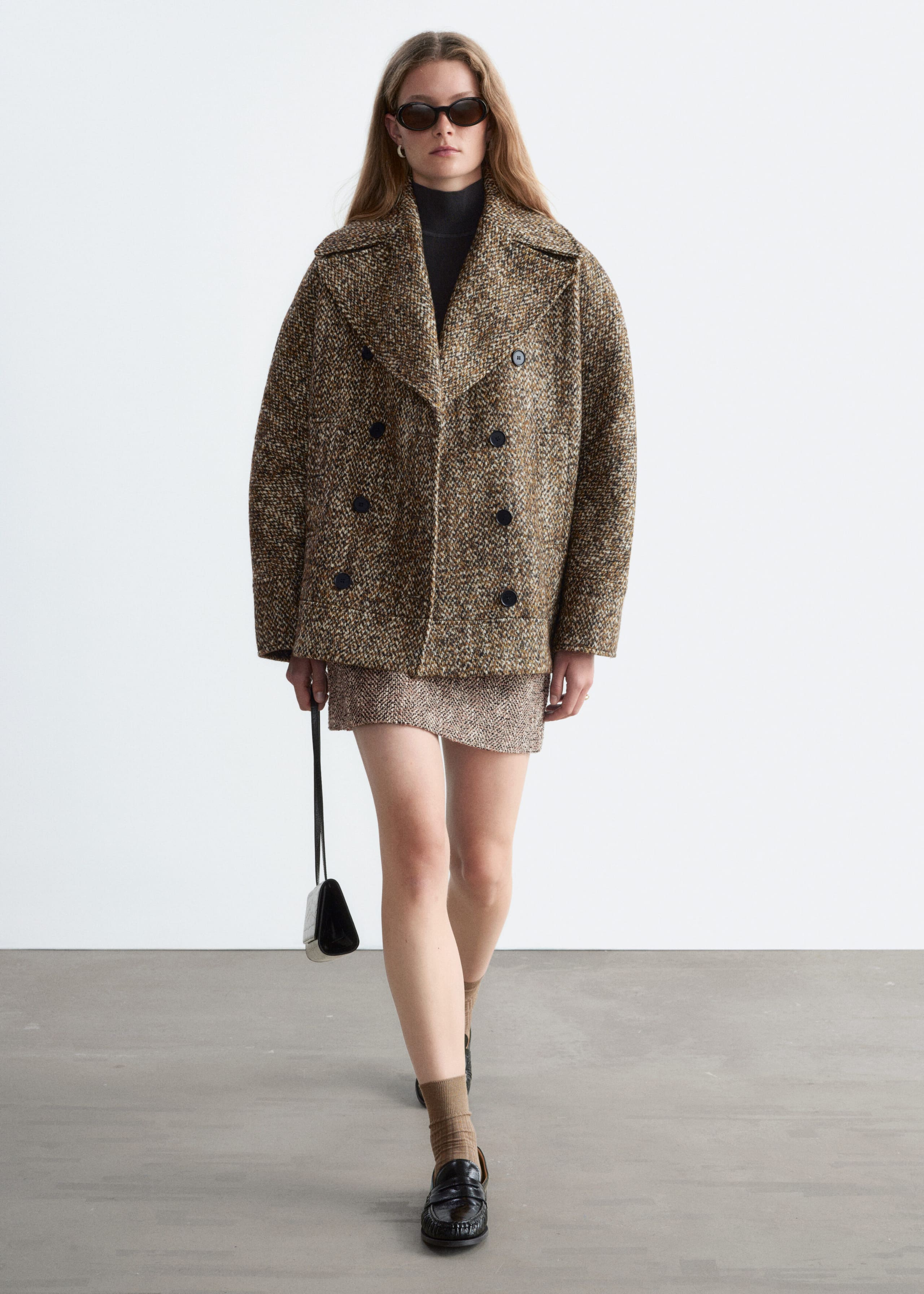 Caban oversize - Beige - Lookbook