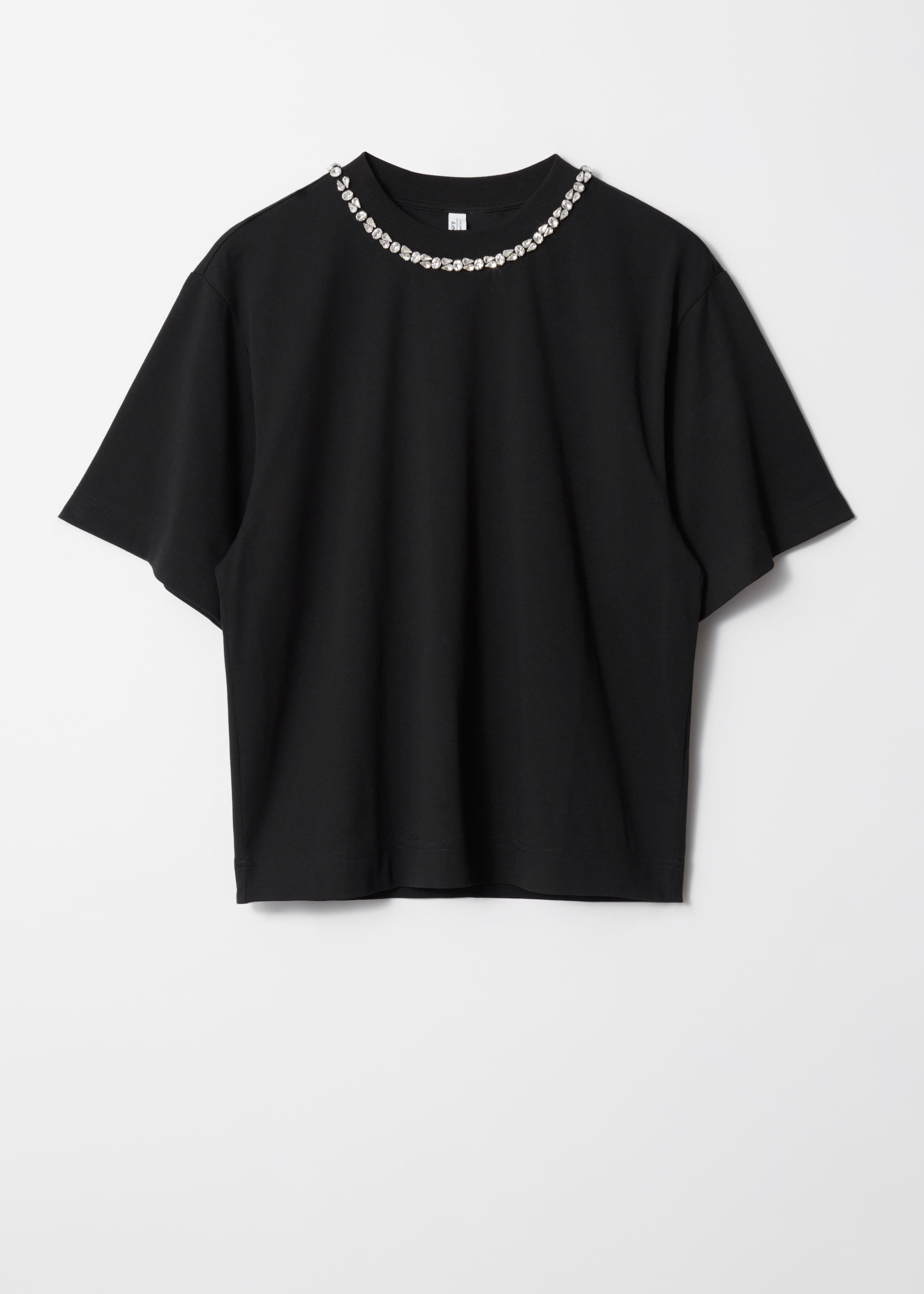 Zobacz większy obraz: Embellished T-Shirt - Czarny - ONA | H&M PL 1