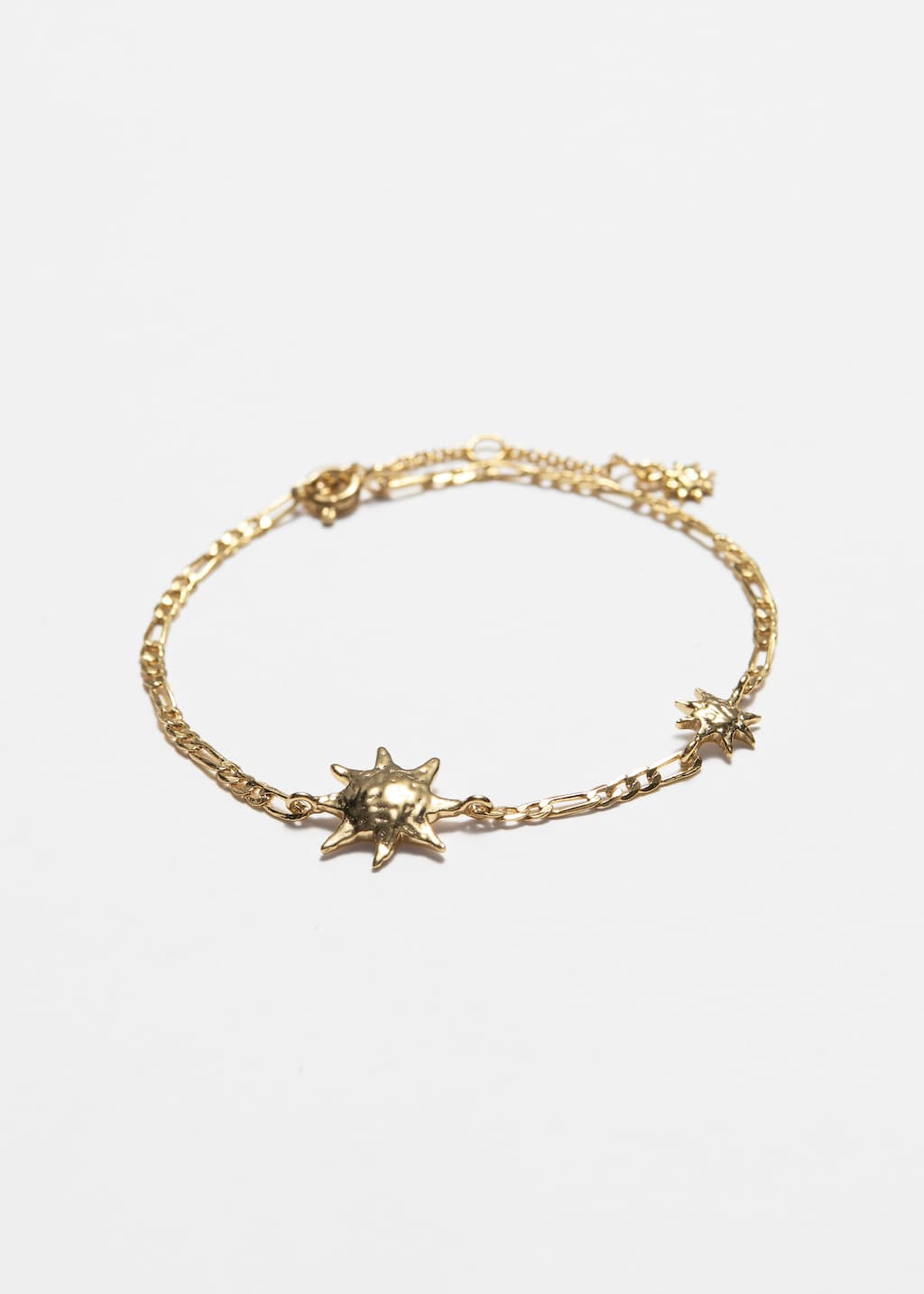 Pulsera con dijes de soles - Oro - Bodegón