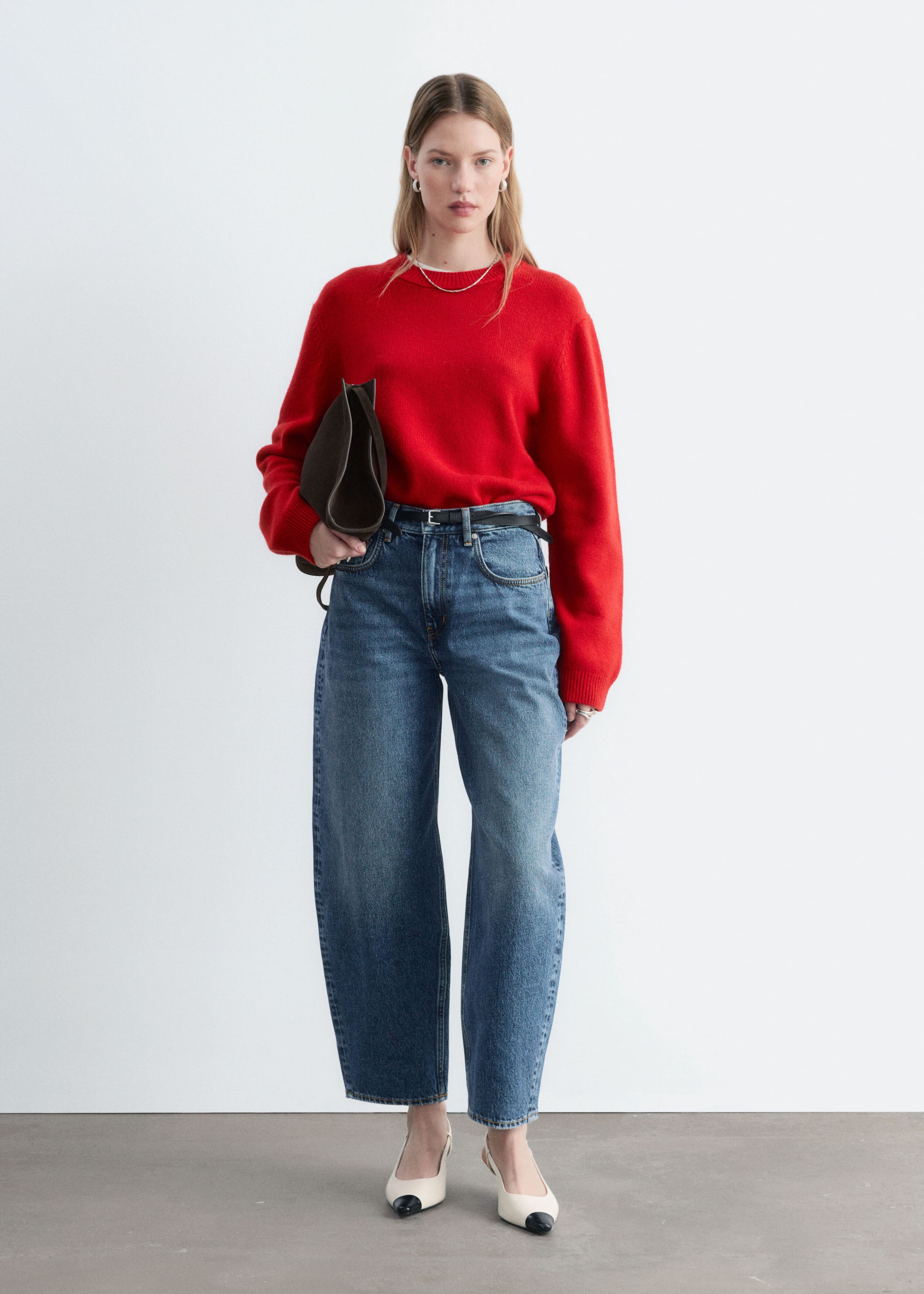 Cashmere-Blend Jumper - Red - Still Life